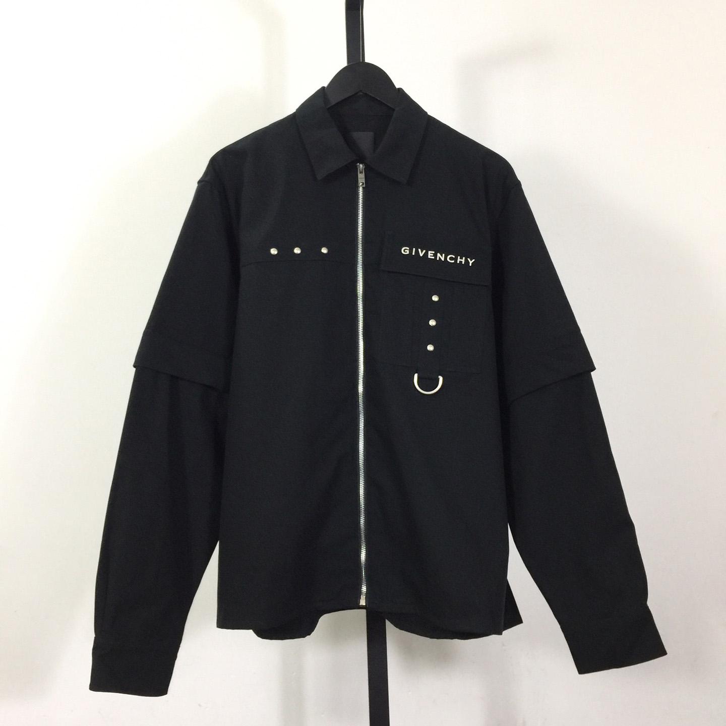 Givenchy Zip-up Cotton Shirt - everydesigner