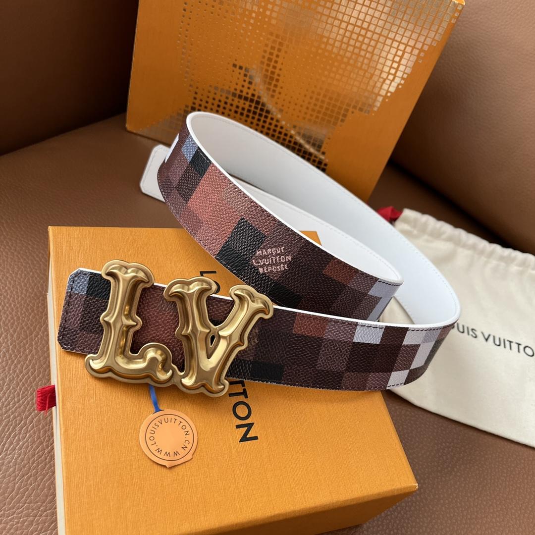 Louis Vuitton LV Initiales 40mm Reversible Belt - everydesigner