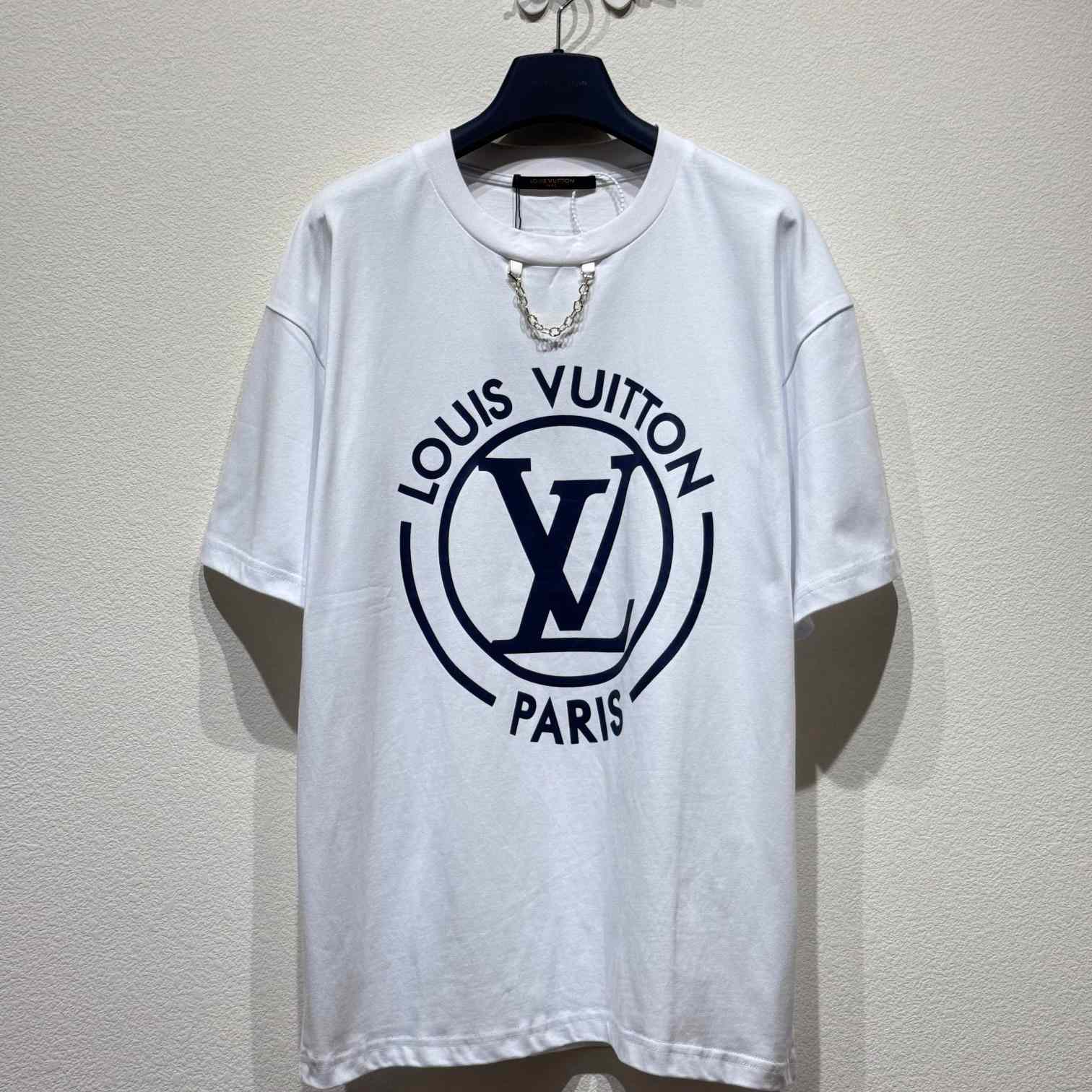 Louis Vuitton Flocked LV T-Shirt - everydesigner