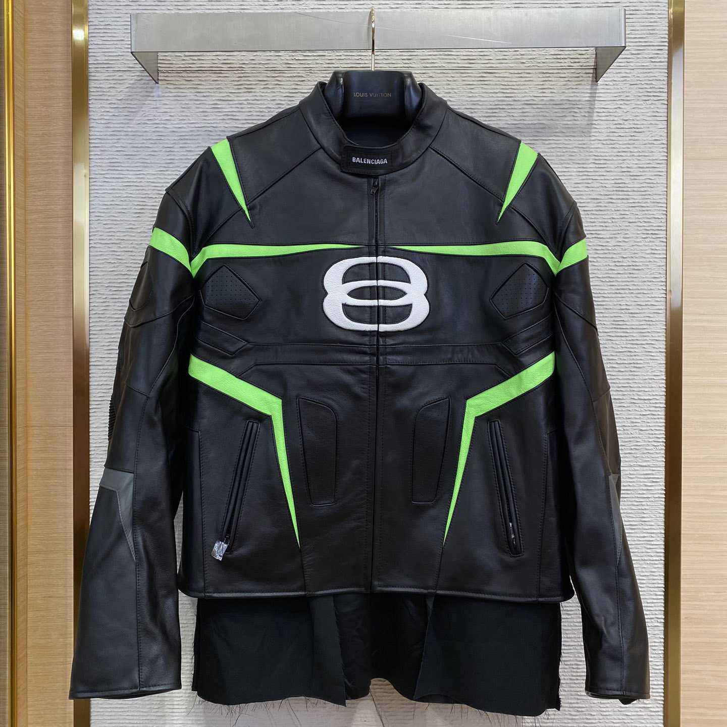 Balenciaga Unity Sports Icon Racer Jacket In Black  - everydesigner