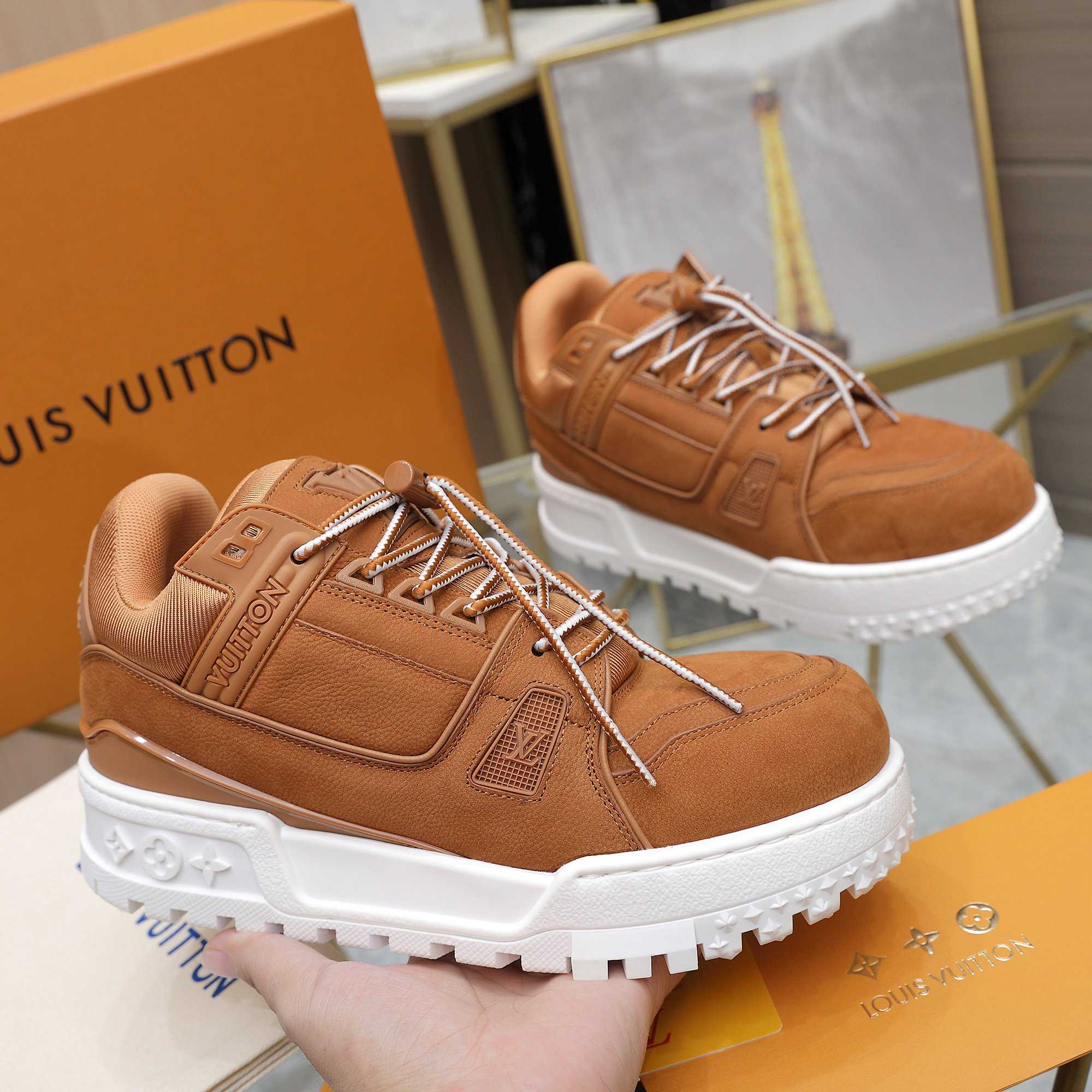 Louis Vuitton LV Trainer Maxi Sneaker   1AD7CK - everydesigner