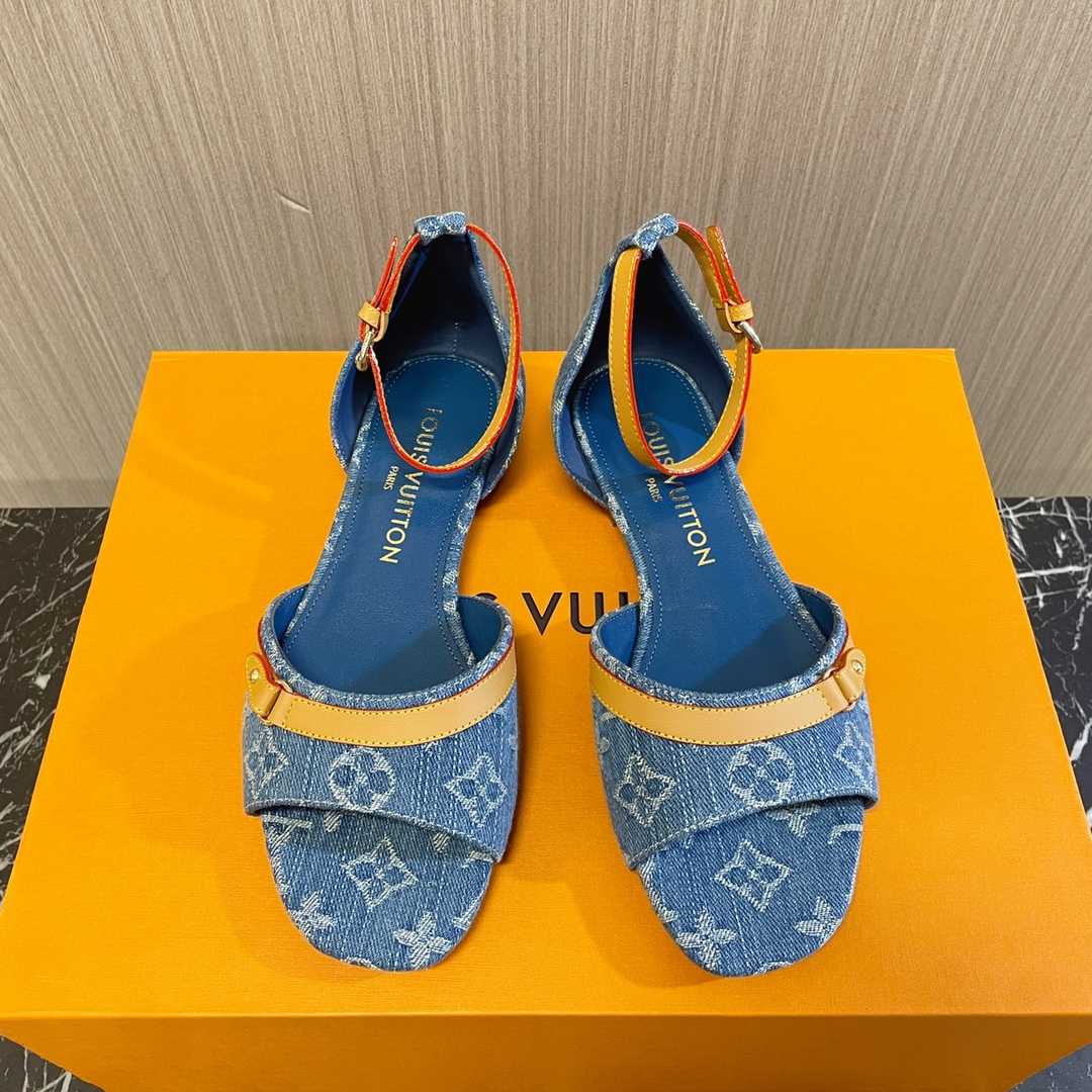 Louis Vuitton Helios Flat Sandal    - everydesigner