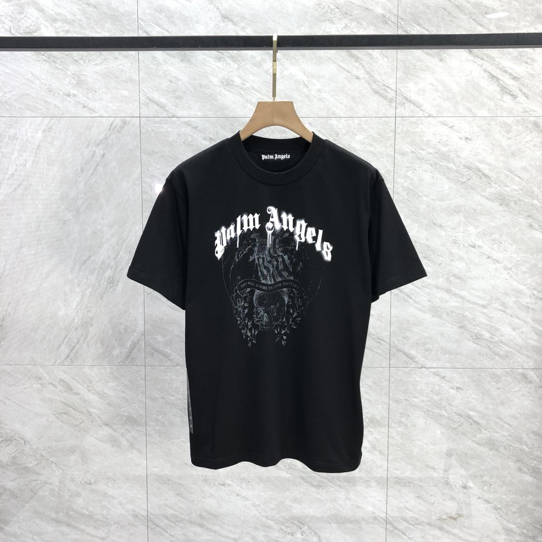 Palm Angels Statement Pencil T-Shirt  - everydesigner