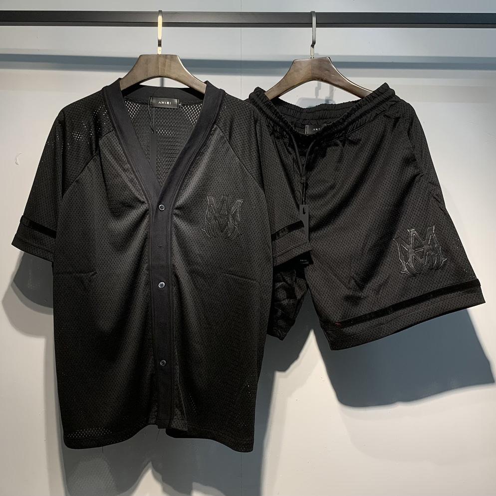 Amiri Baseball Shirt & Shorts - everydesigner