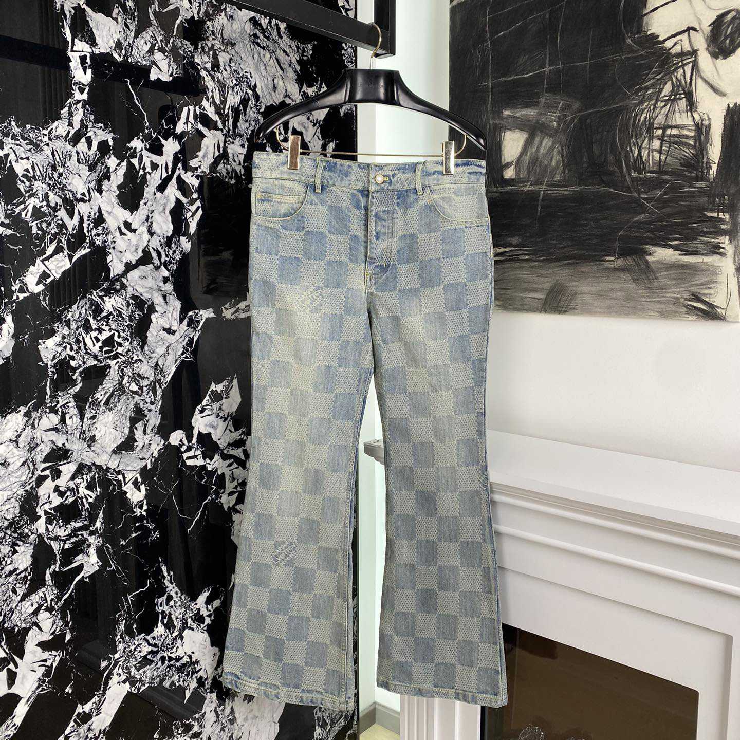 Louis Vuitton Damier Denim Pants - everydesigner