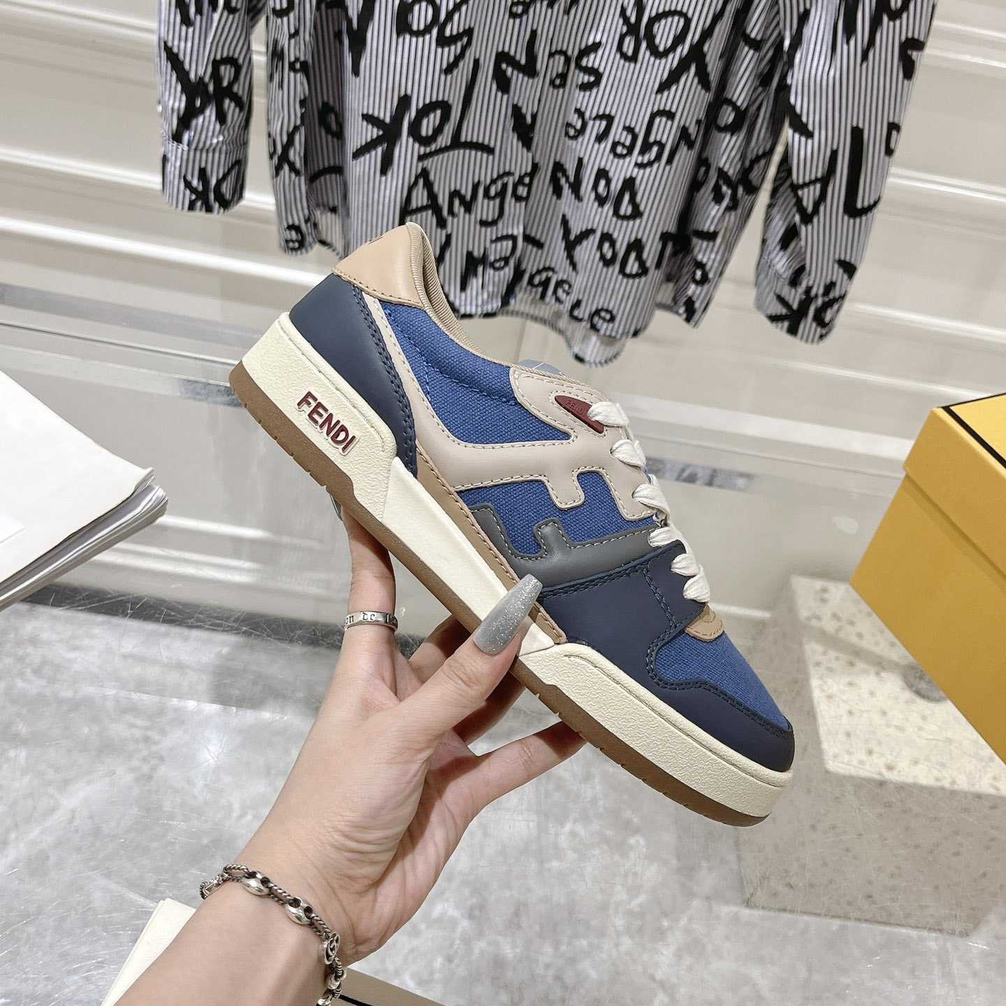 Fendi Match Sneakers - everydesigner