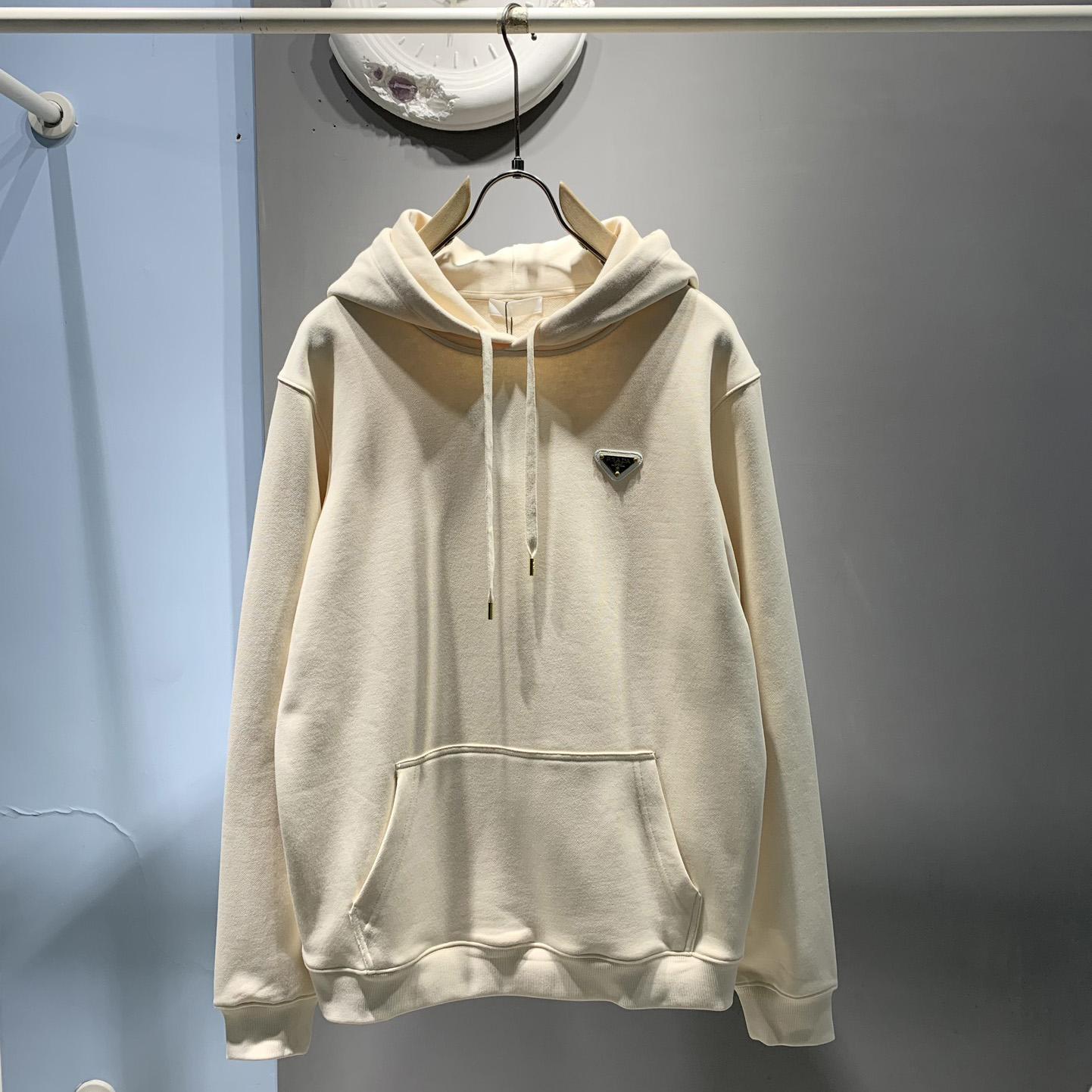 Prada Cotton Fleece Hoodie - everydesigner