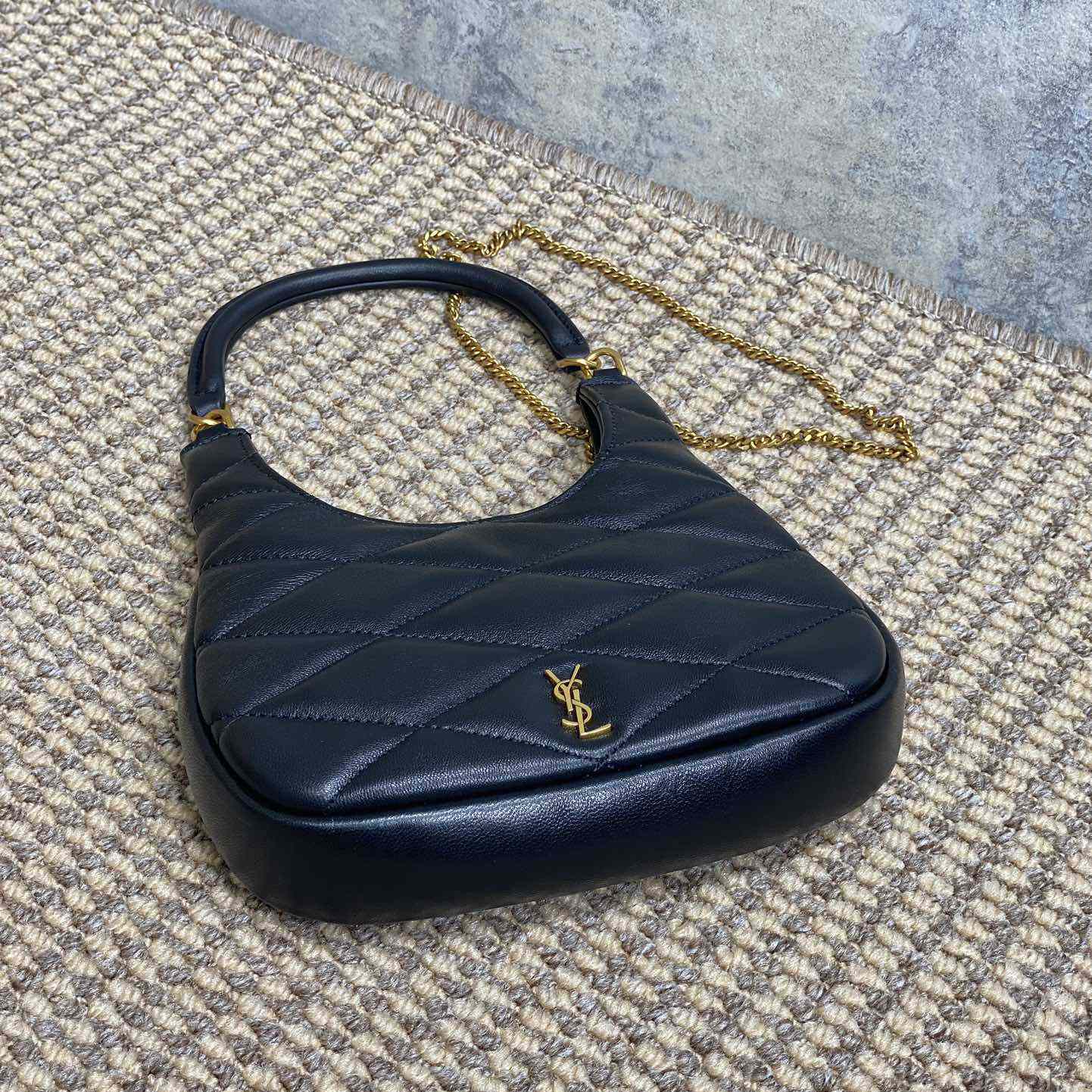 Saint Laurent Sade Hobo In Lambskin - everydesigner