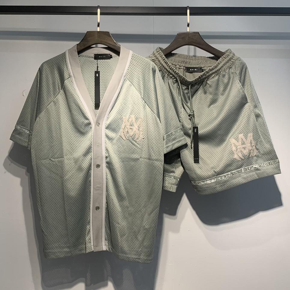 Amiri Baseball Shirt & Shorts - everydesigner