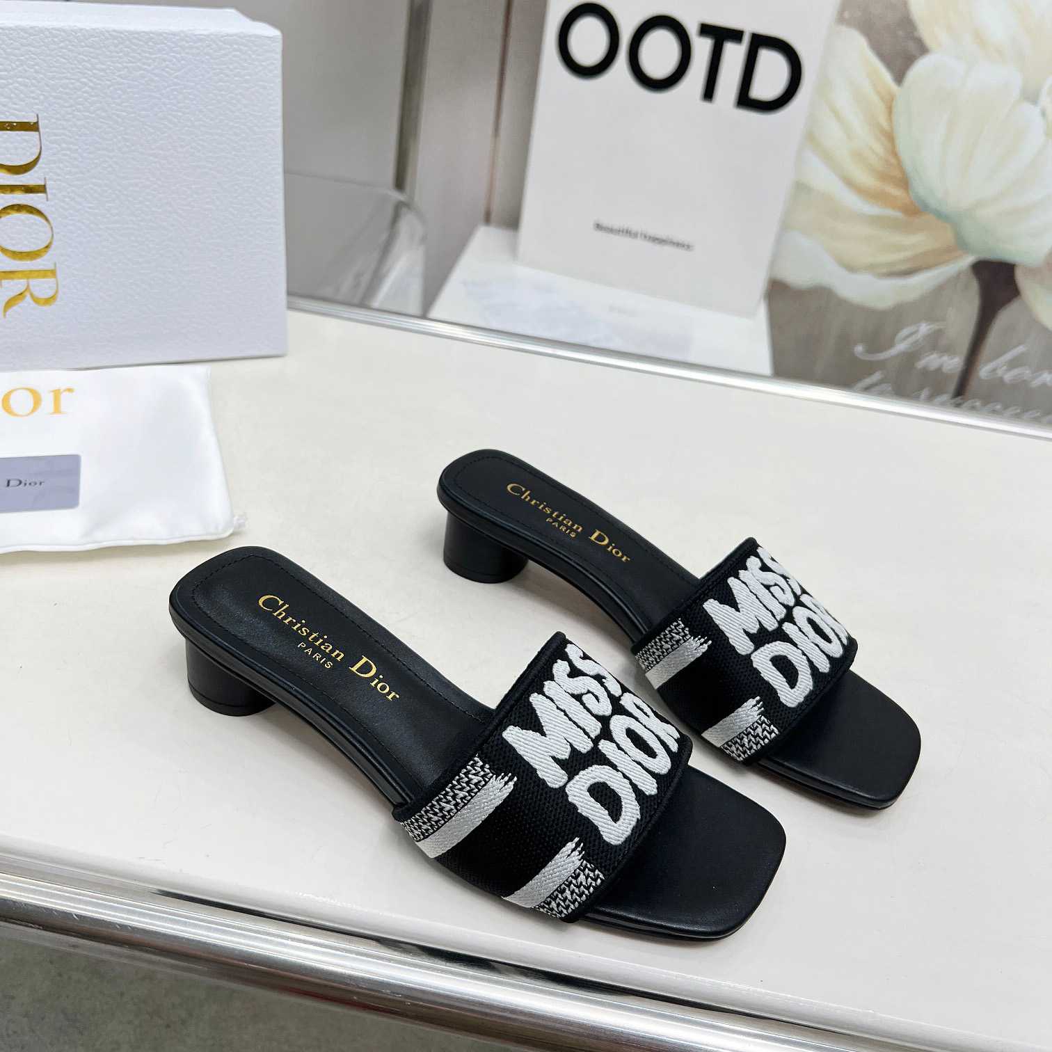 Dior Dway Heeled Slide - everydesigner