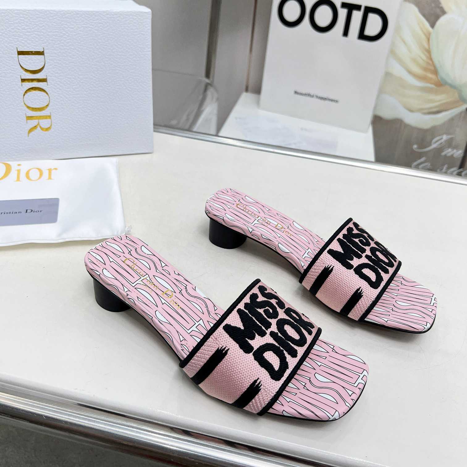 Dior Dway Heeled Slide - everydesigner