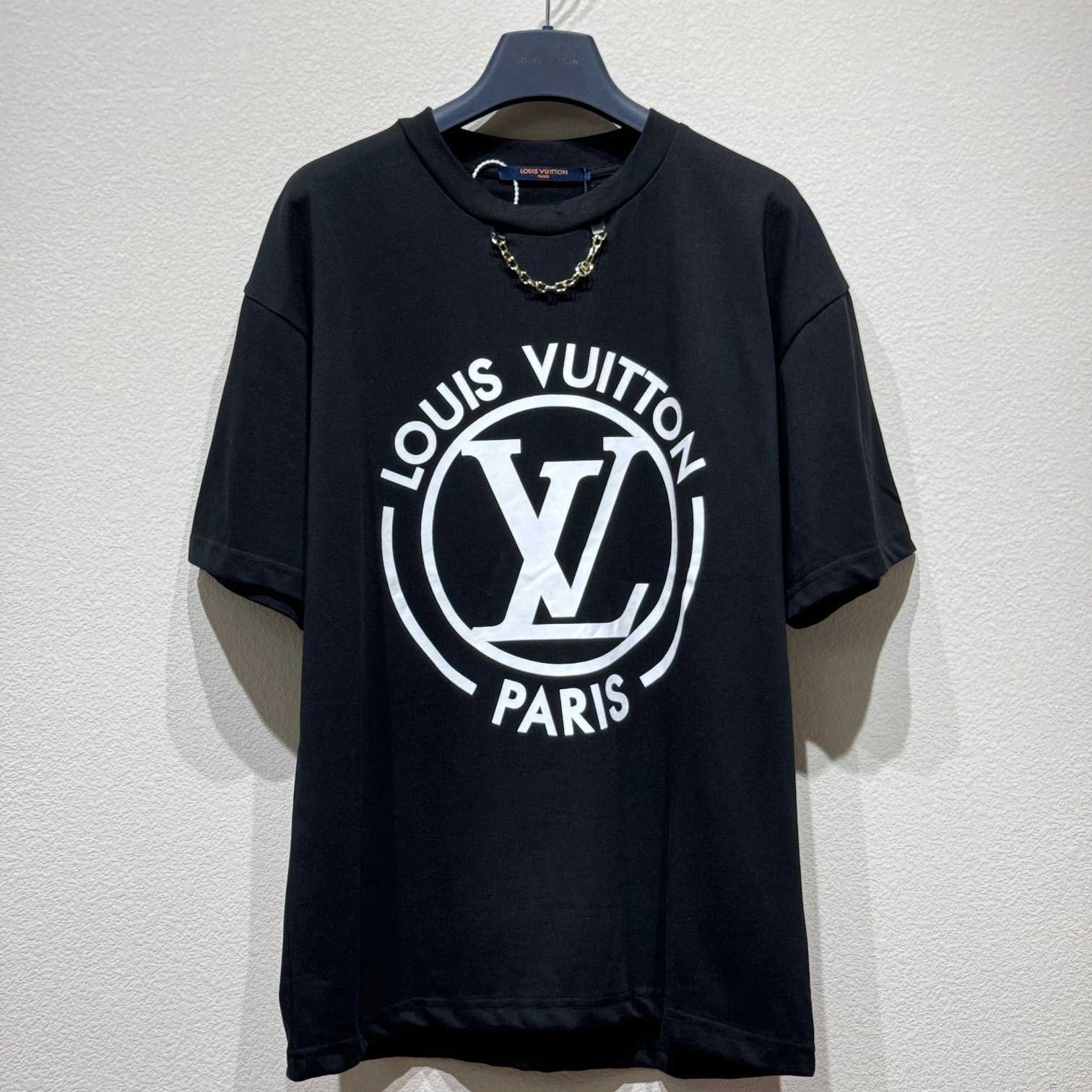 Louis Vuitton Flocked LV T-Shirt - everydesigner