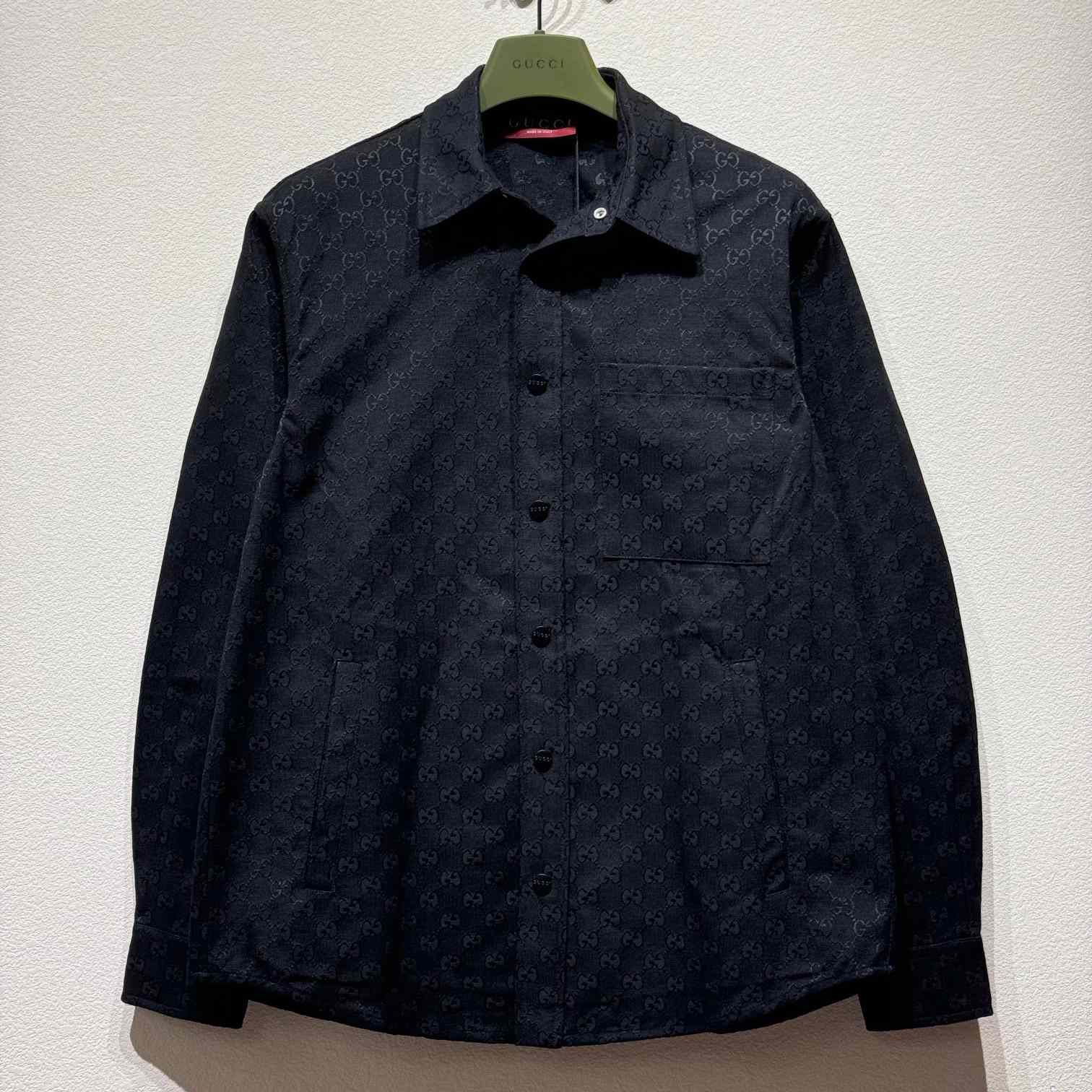 Gucci Shirt With GG Pattern - everydesigner