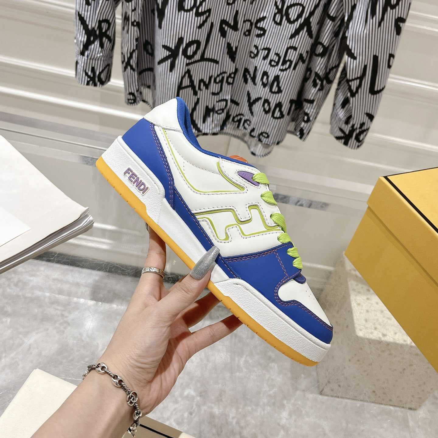 Fendi Match Sneakers - everydesigner