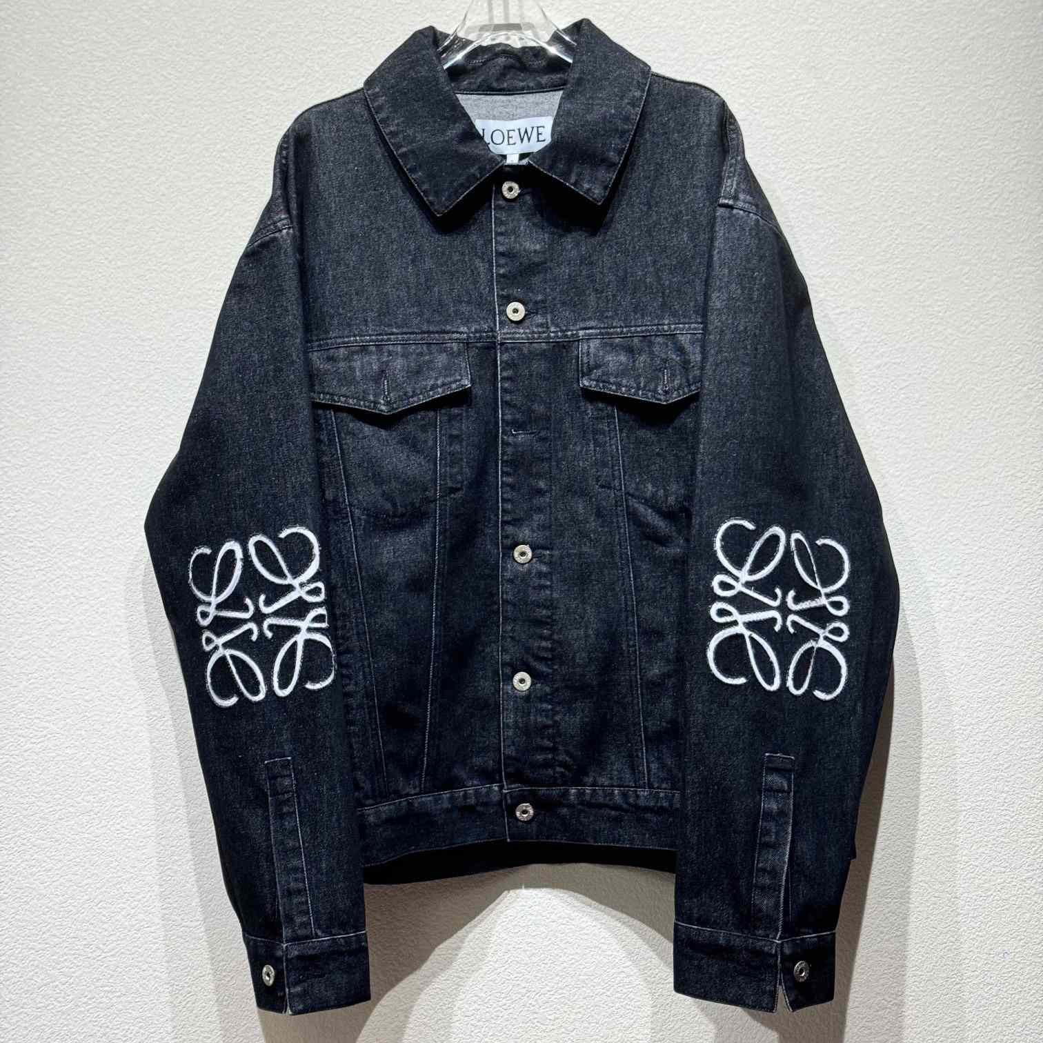 Loewe Anagram Jacket In Denim  - everydesigner