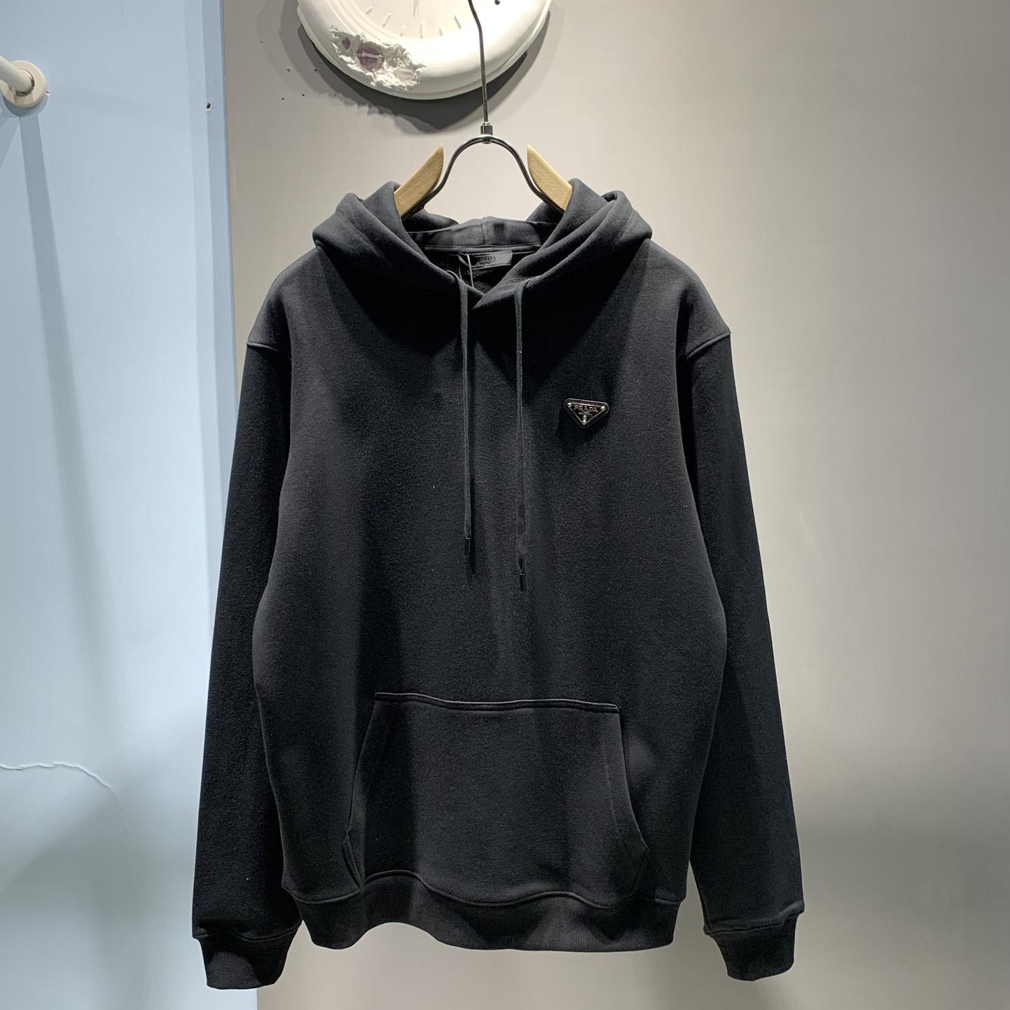 Prada Cotton Fleece Hoodie - everydesigner