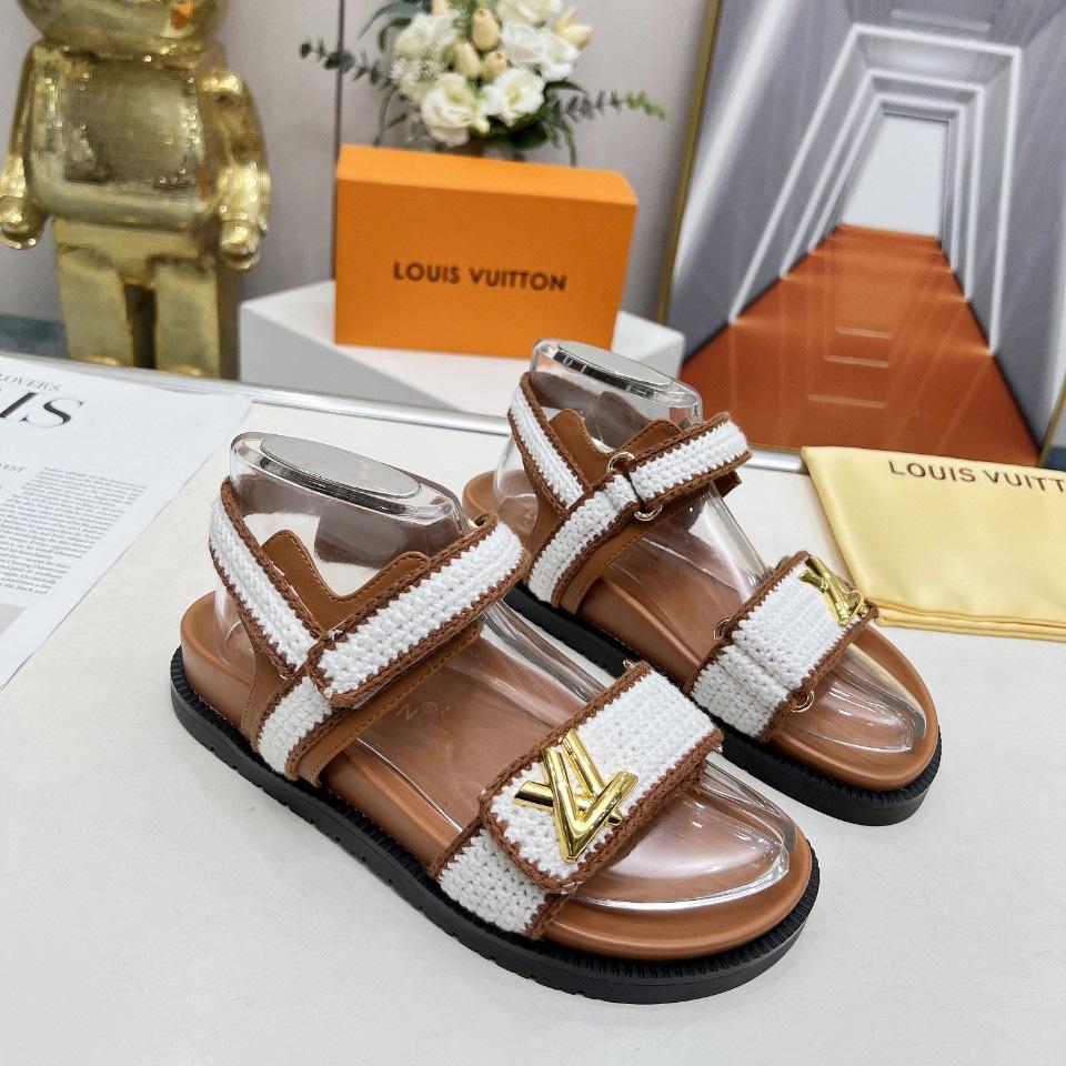 Louis Vuitton LV Sunset Flat Comfort Sandal    - everydesigner