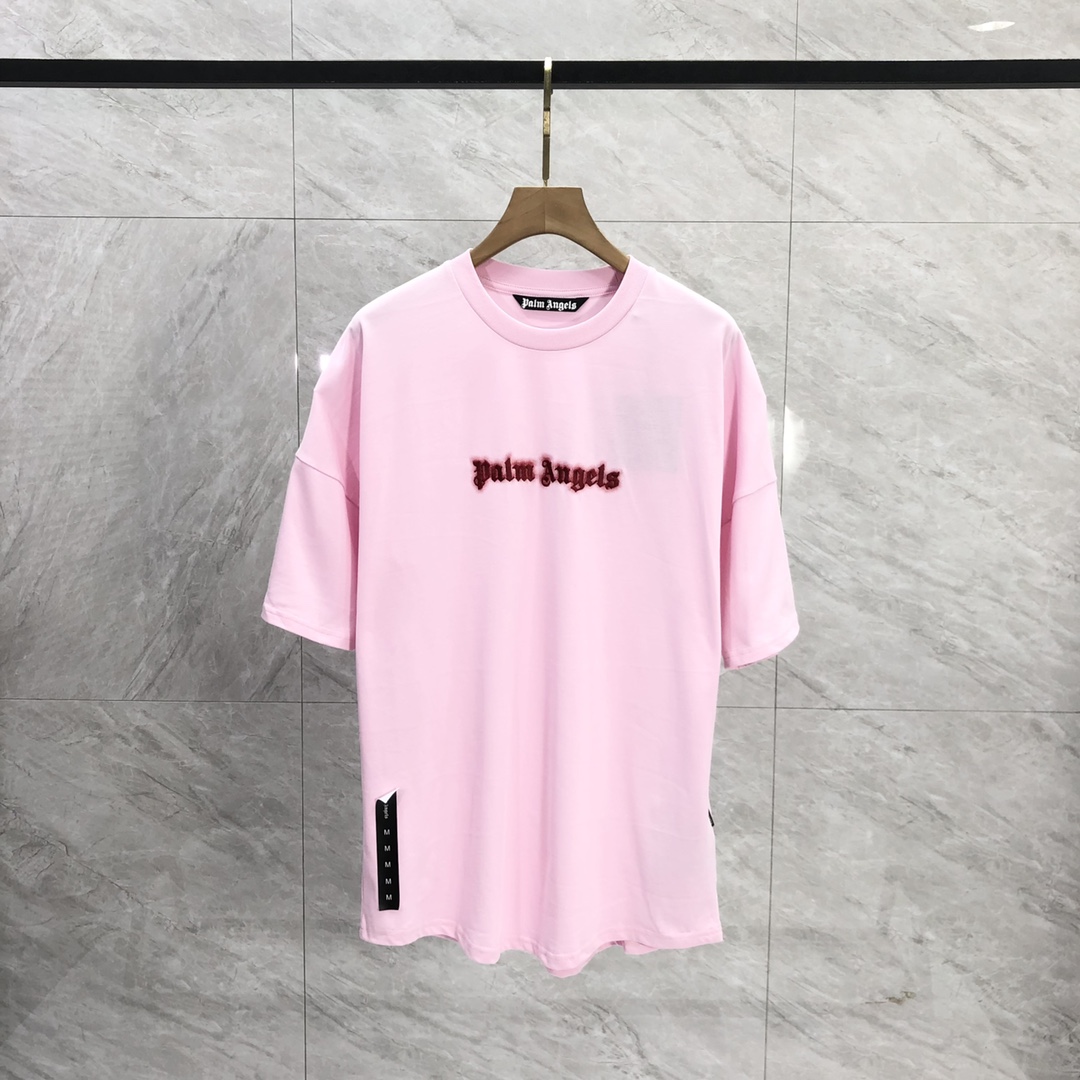 Palm Angels Neon Logo T-Shirt  - everydesigner