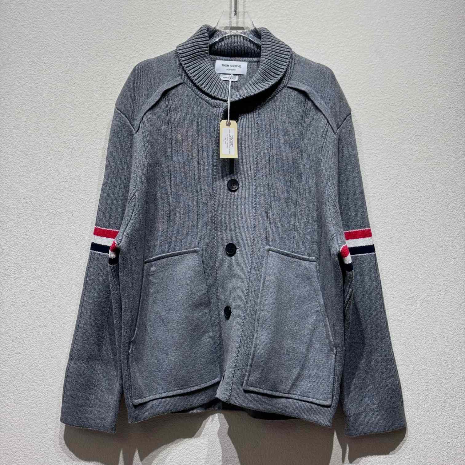 Thom Browne Single-breasted Button-fastening Coat - everydesigner