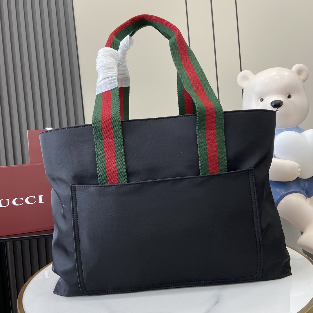 Gucci Large Tote Bag With Gucci Logo - everydesigner