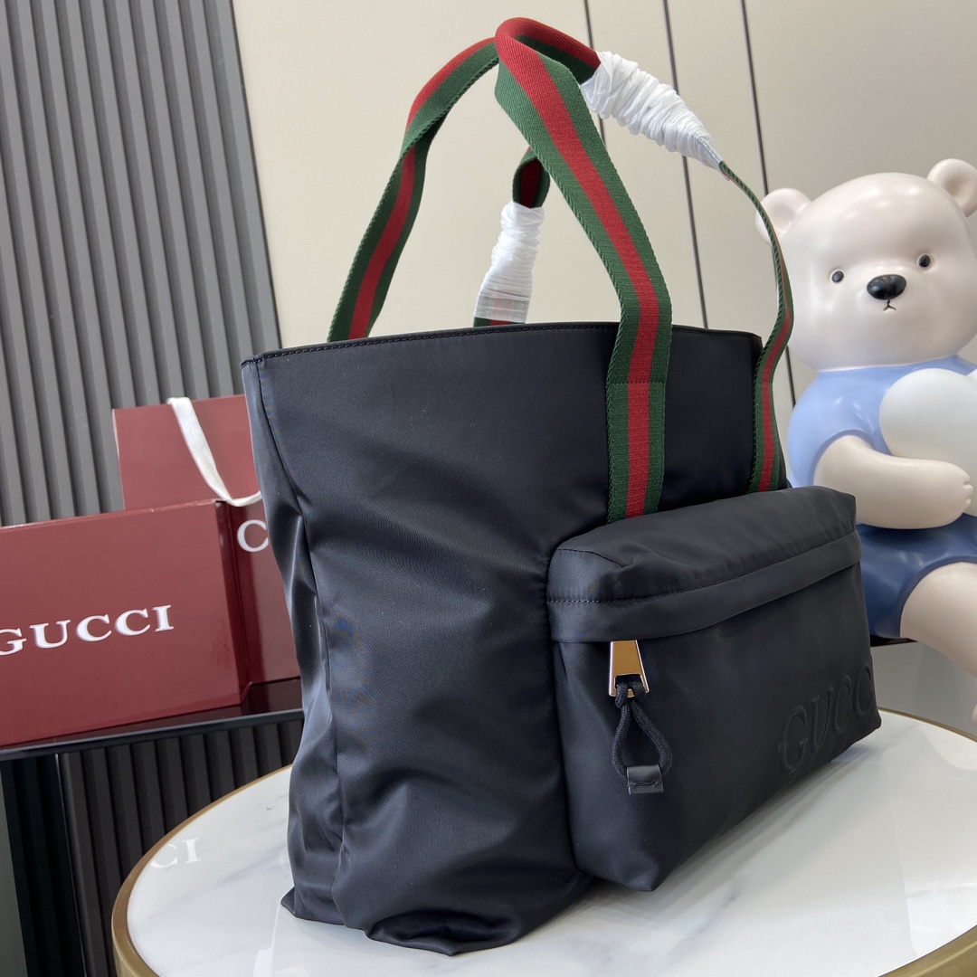 Gucci Large Tote Bag With Gucci Logo - everydesigner