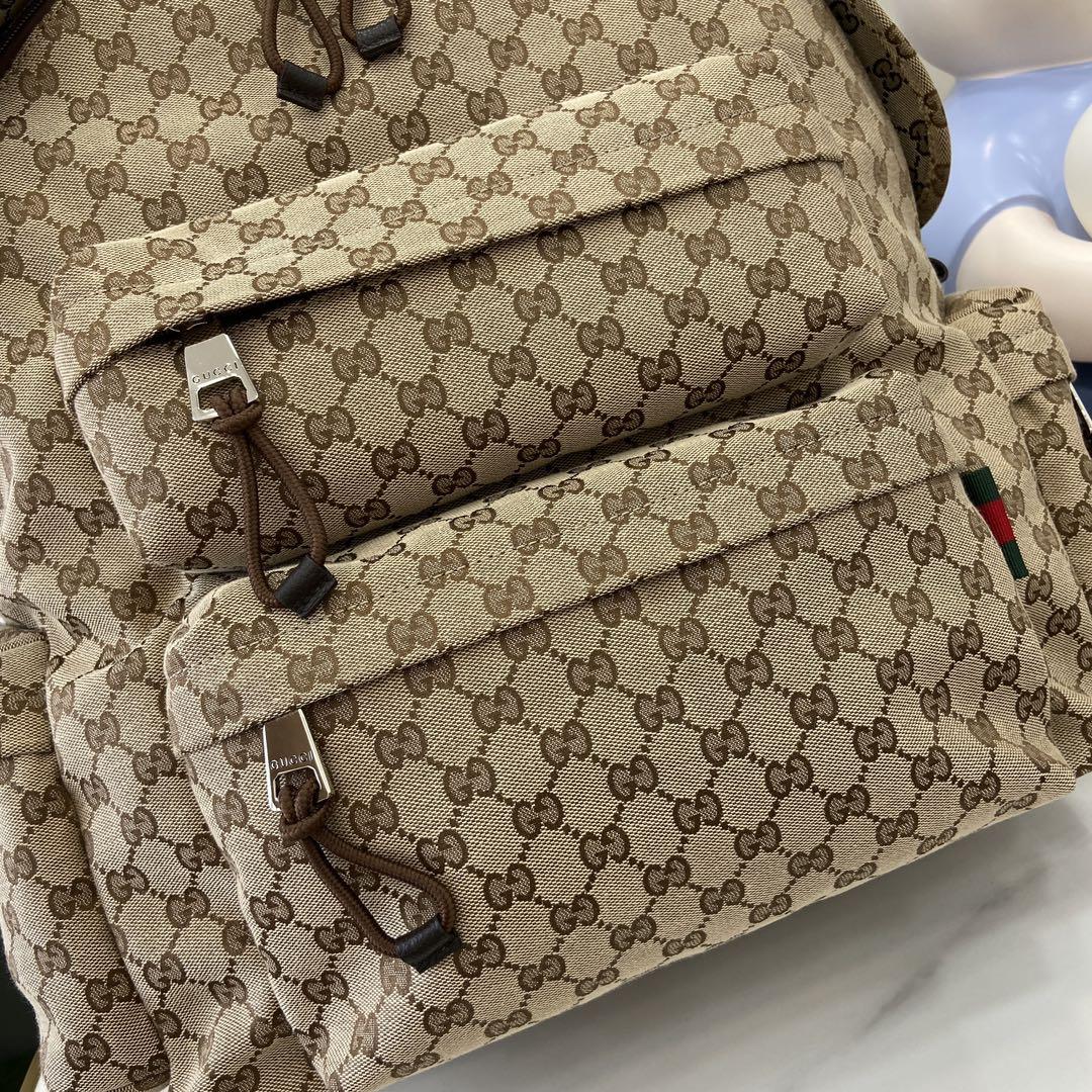 Gucci Large Backpack With Gucci Logo - everydesigner