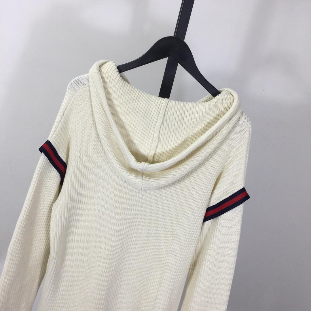 Gucci Knit Wool Hooded Sweater - everydesigner