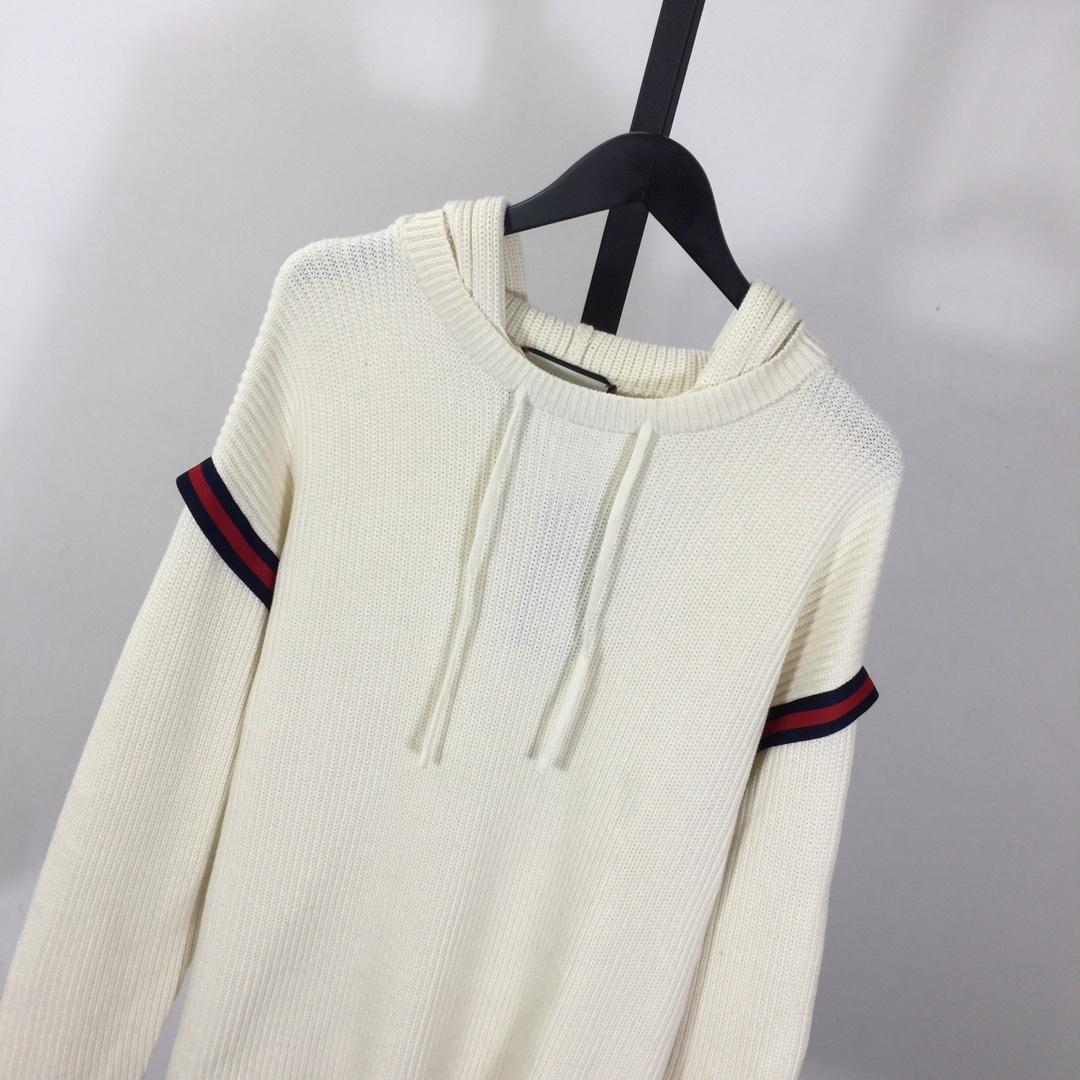 Gucci Knit Wool Hooded Sweater - everydesigner