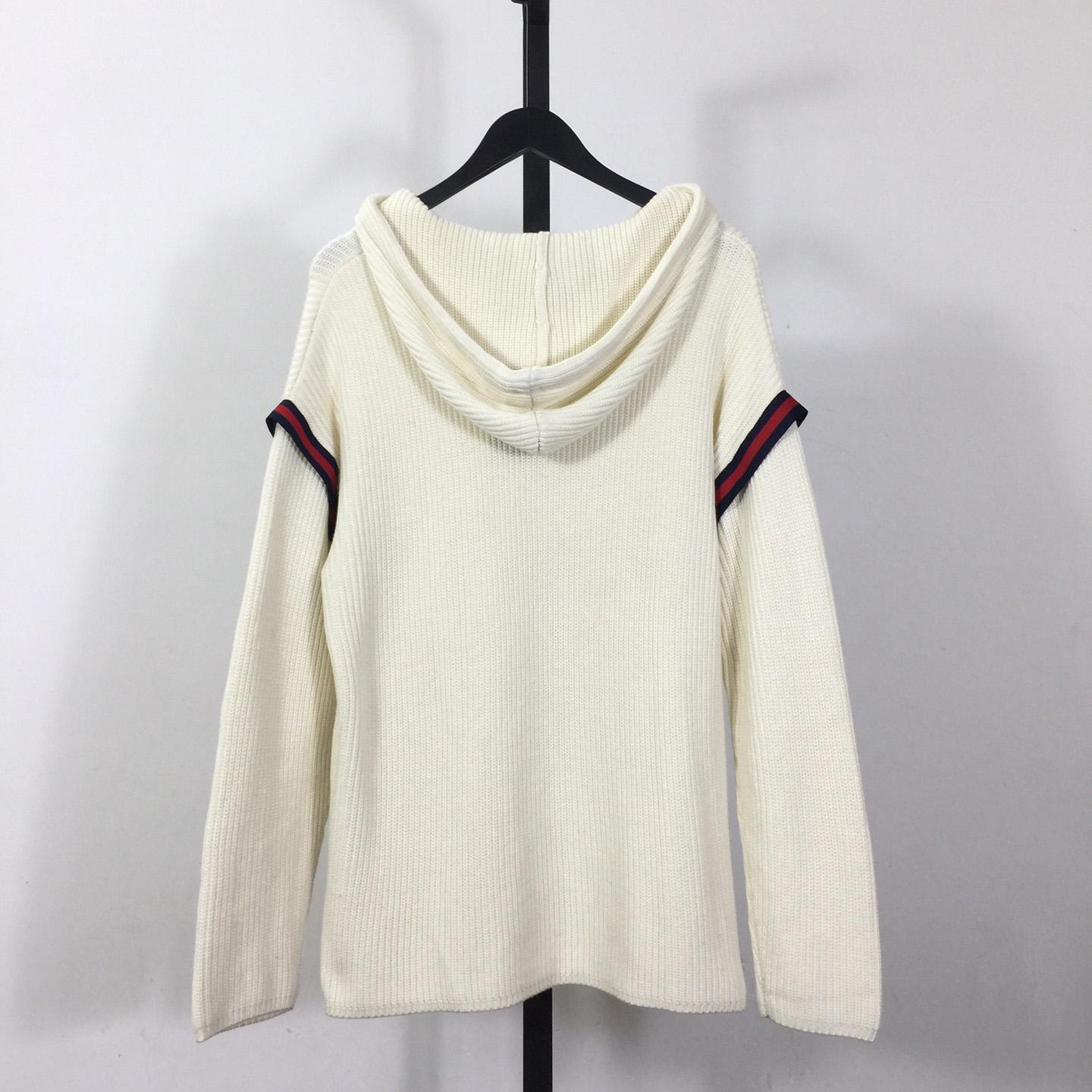 Gucci Knit Wool Hooded Sweater - everydesigner