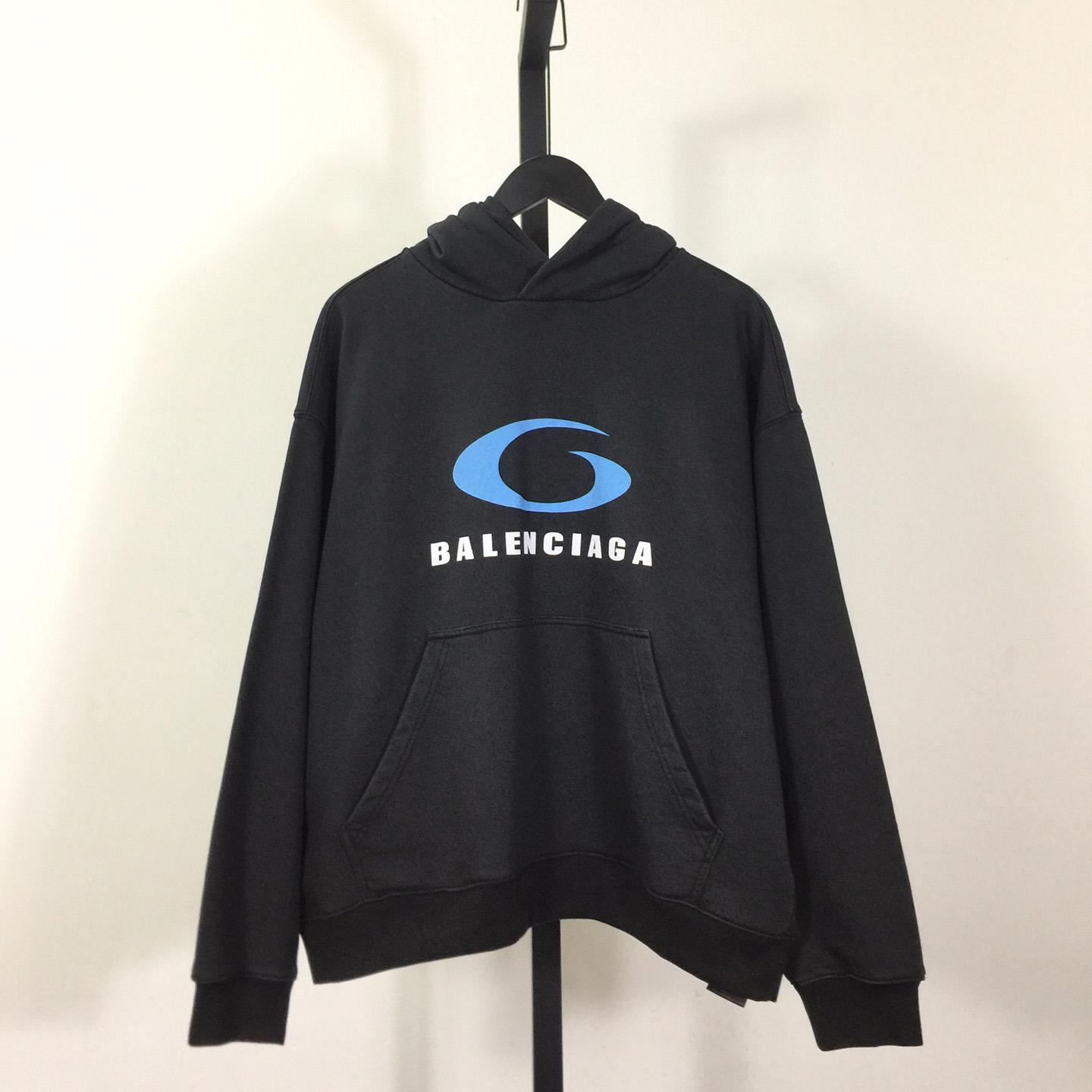 Balenciaga Loop Sports Icon Hoodie Medium Fit - everydesigner