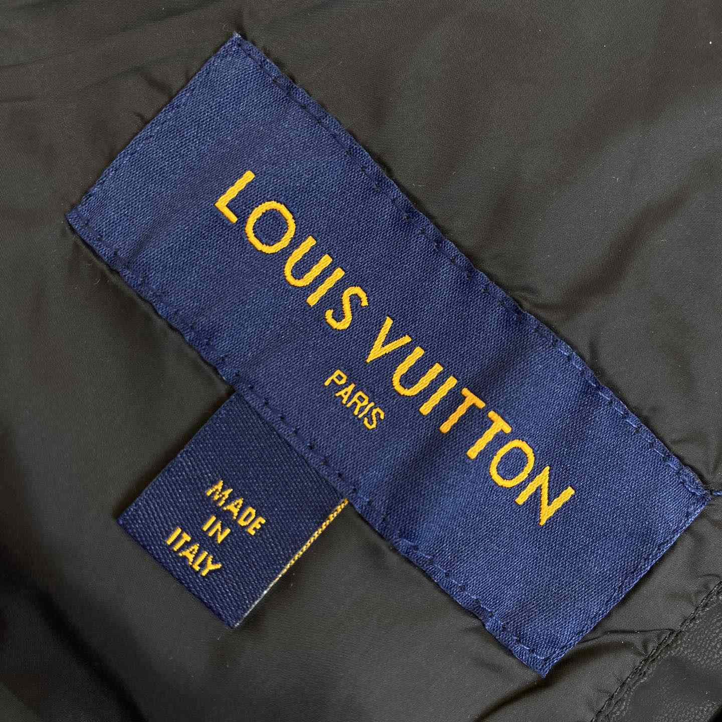 Louis Vuitton Monogram Leather Hooded Down Jacket             1AATKN              - everydesigner