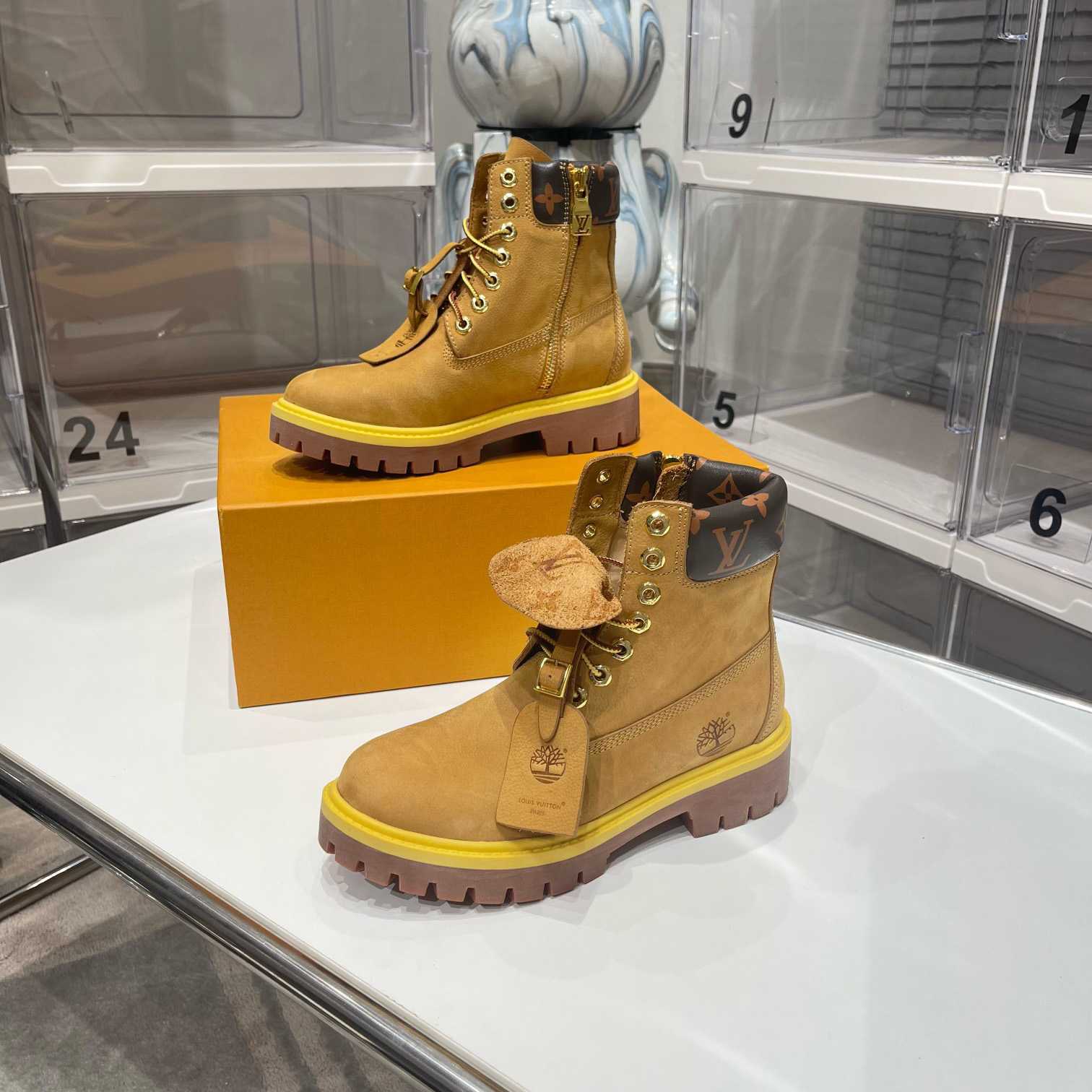 Louis Vuitton x 6 Inch Ankle Boot 'Wheat' - everydesigner