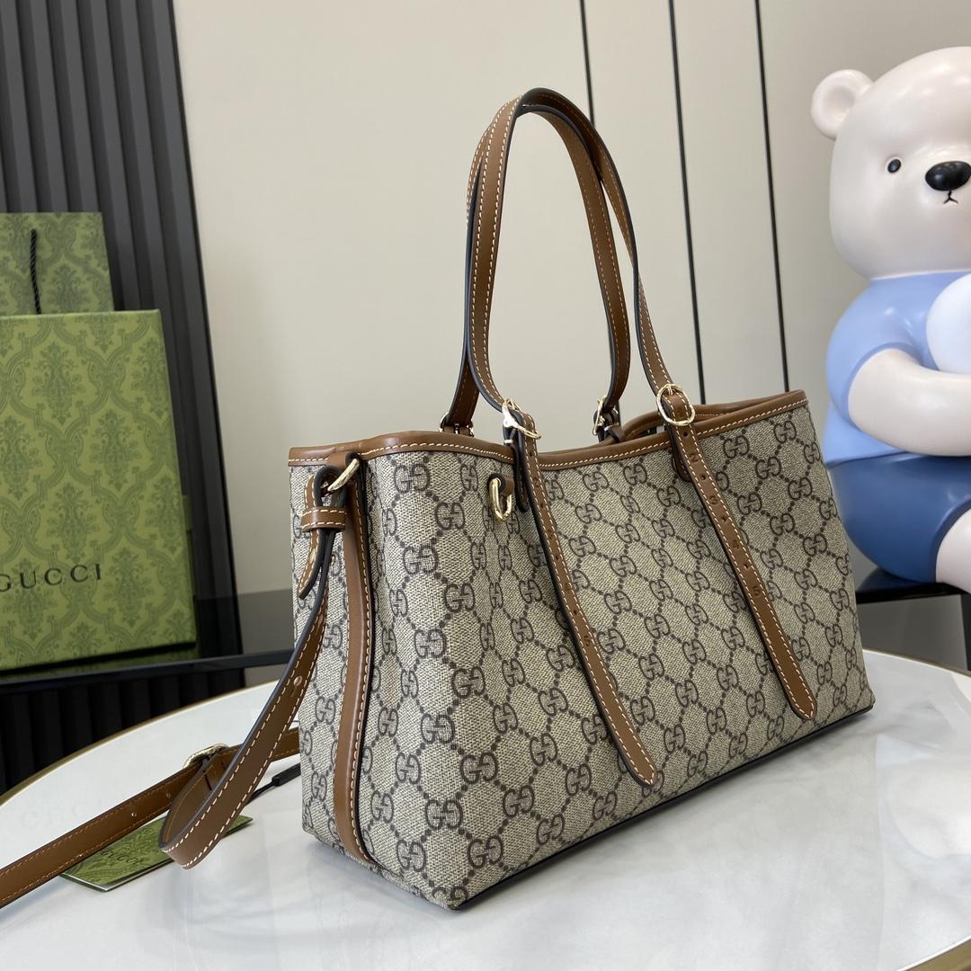 Gucci GG Emblem Small Tote Bag - everydesigner