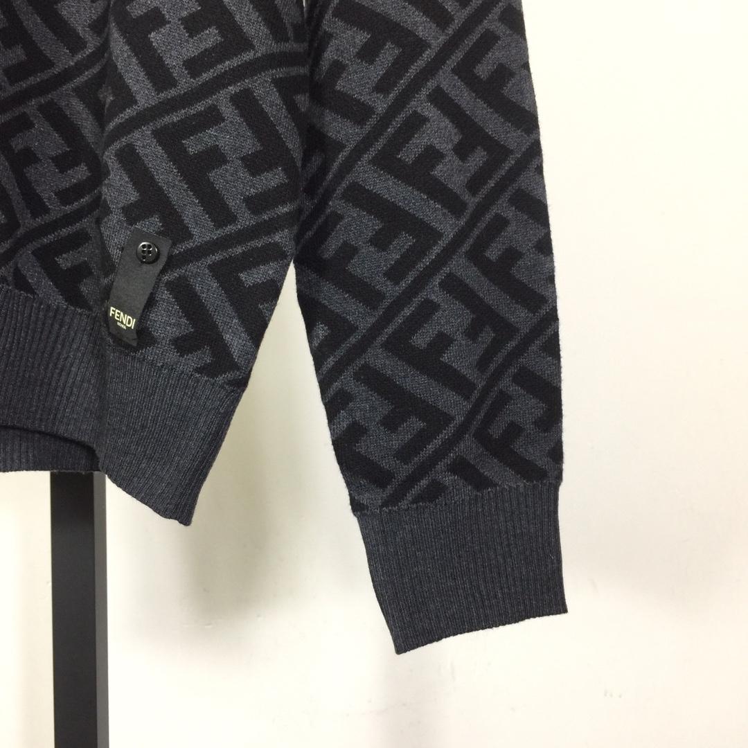 Fendi Black Wool Pullover - everydesigner