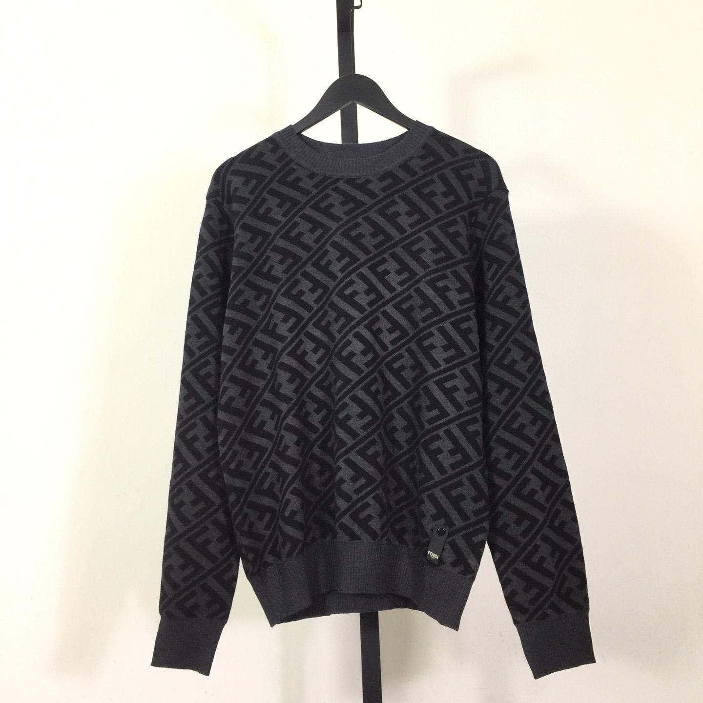 Fendi Black Wool Pullover - everydesigner