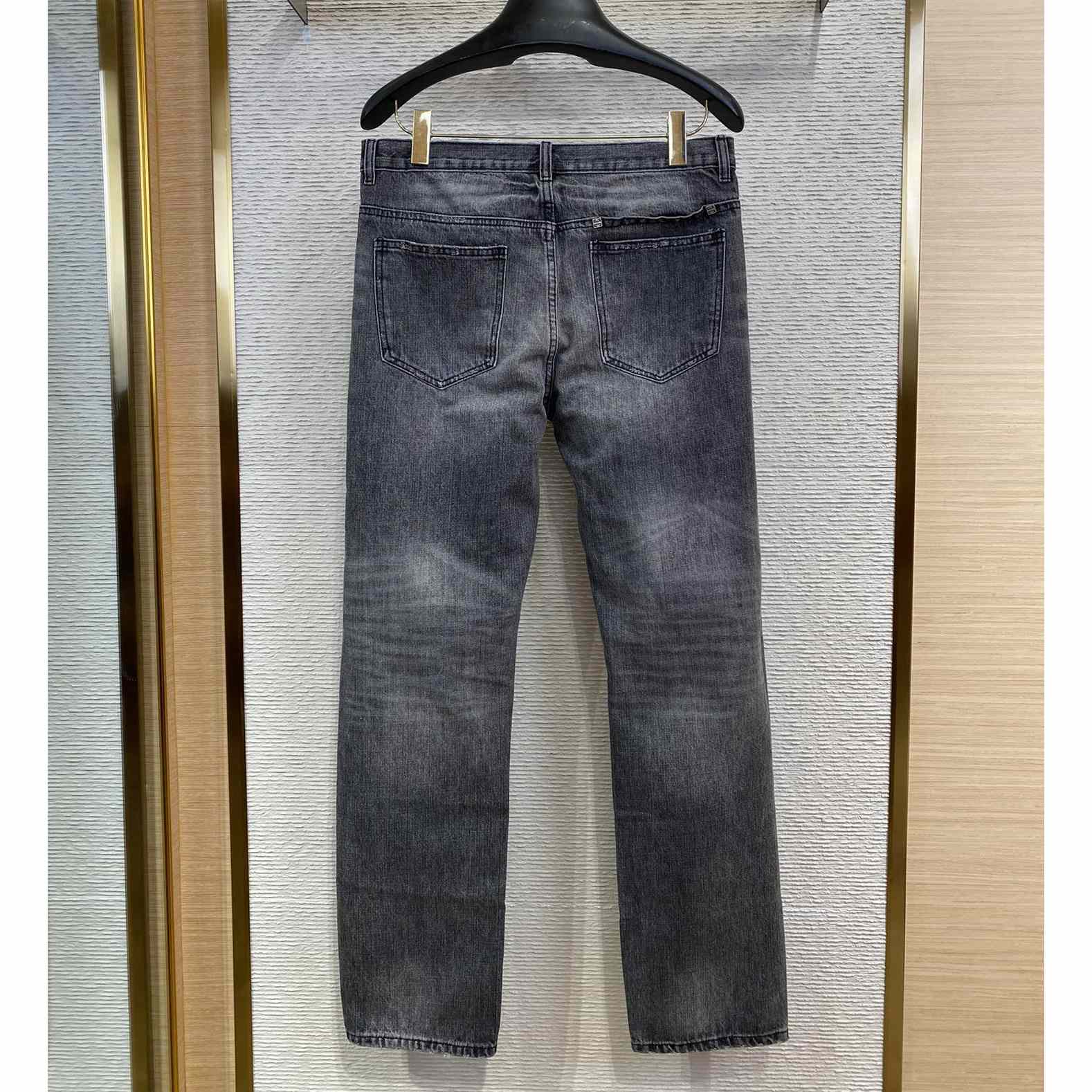 Givenchy Distressed Straight-leg Jeans - everydesigner