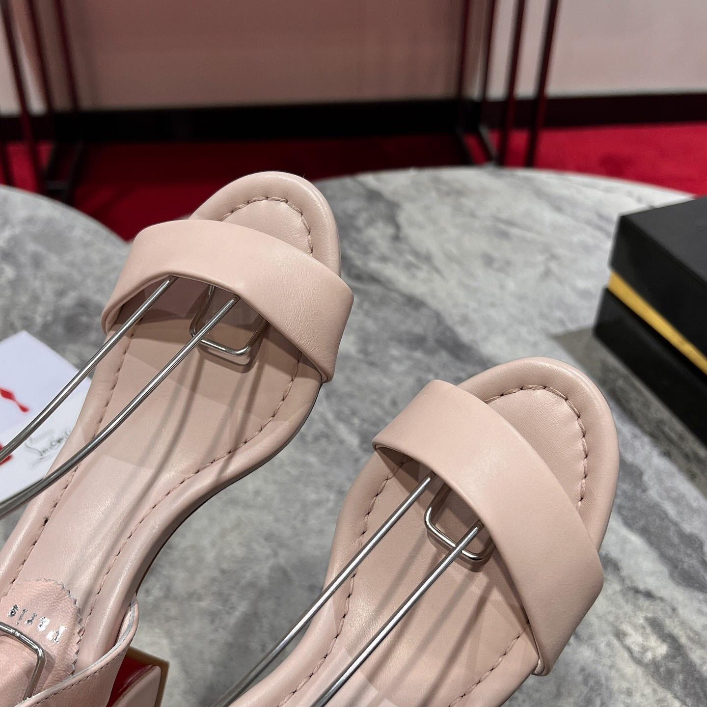 Christian Louboutin  Pink Lin Miss Sabina 55 Sandals - everydesigner