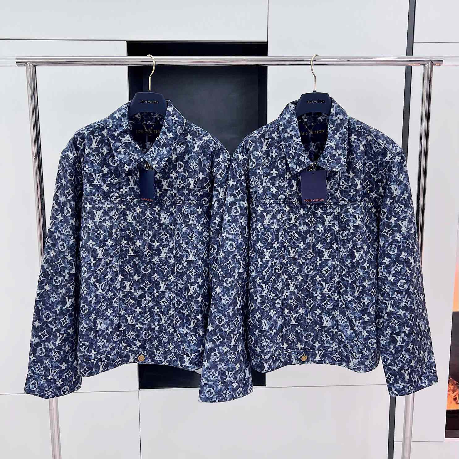 Louis Vuitton Monogram Printed Denim Jacket - everydesigner