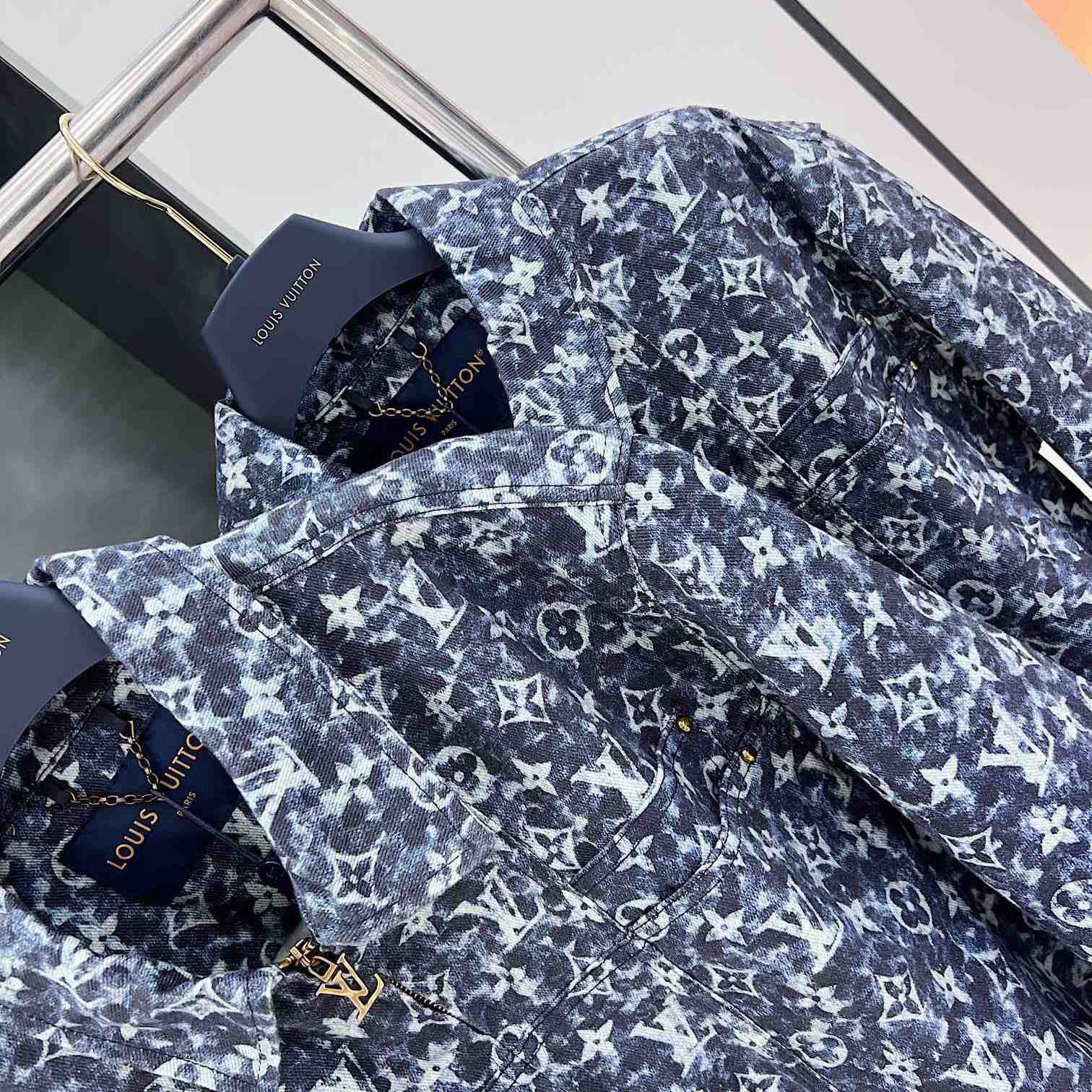 Louis Vuitton Monogram Printed Denim Jacket - everydesigner