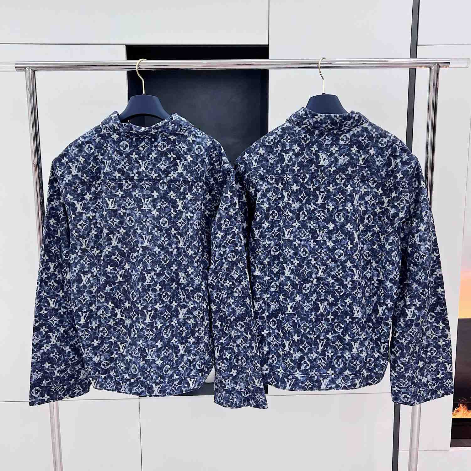 Louis Vuitton Monogram Printed Denim Jacket - everydesigner