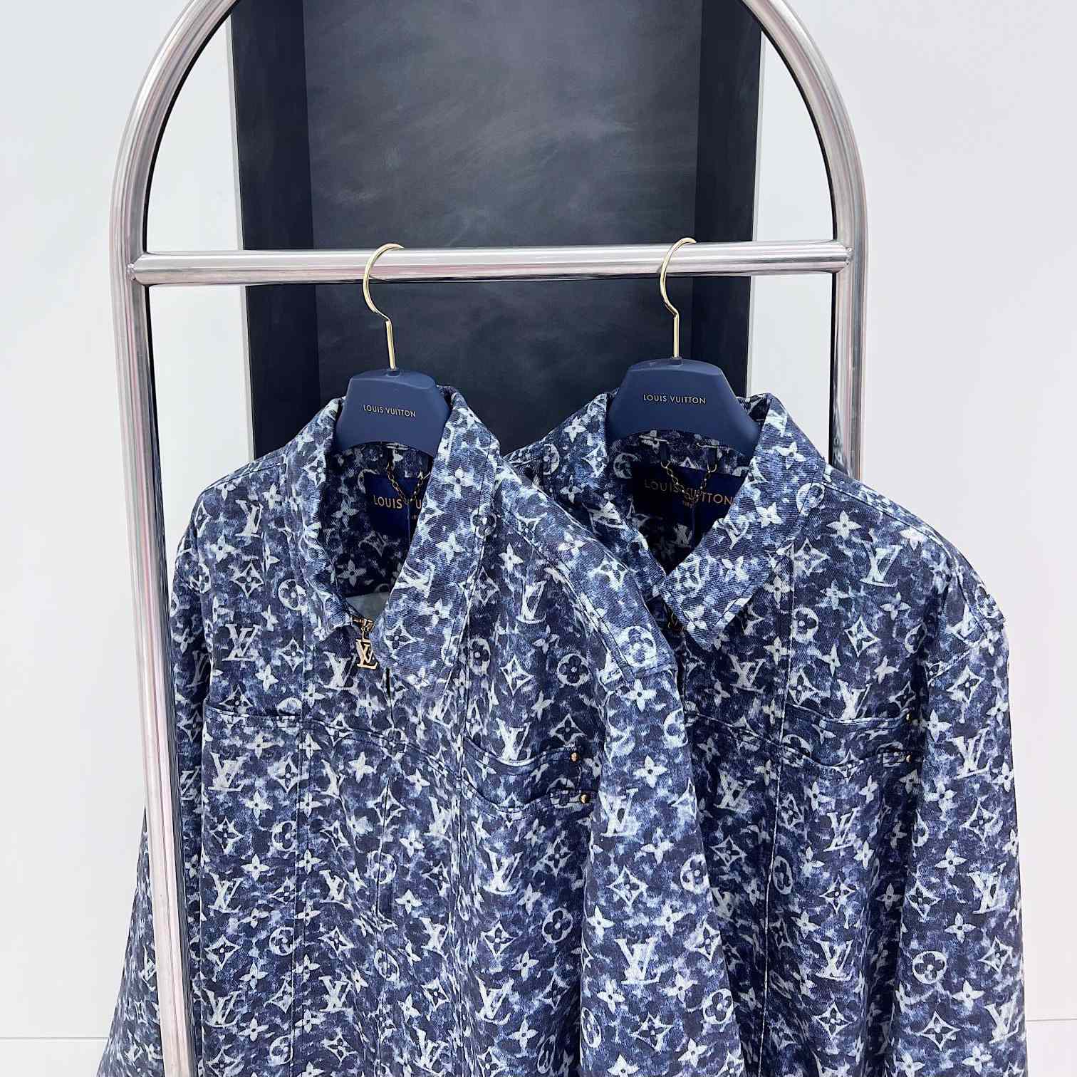 Louis Vuitton Monogram Printed Denim Jacket - everydesigner