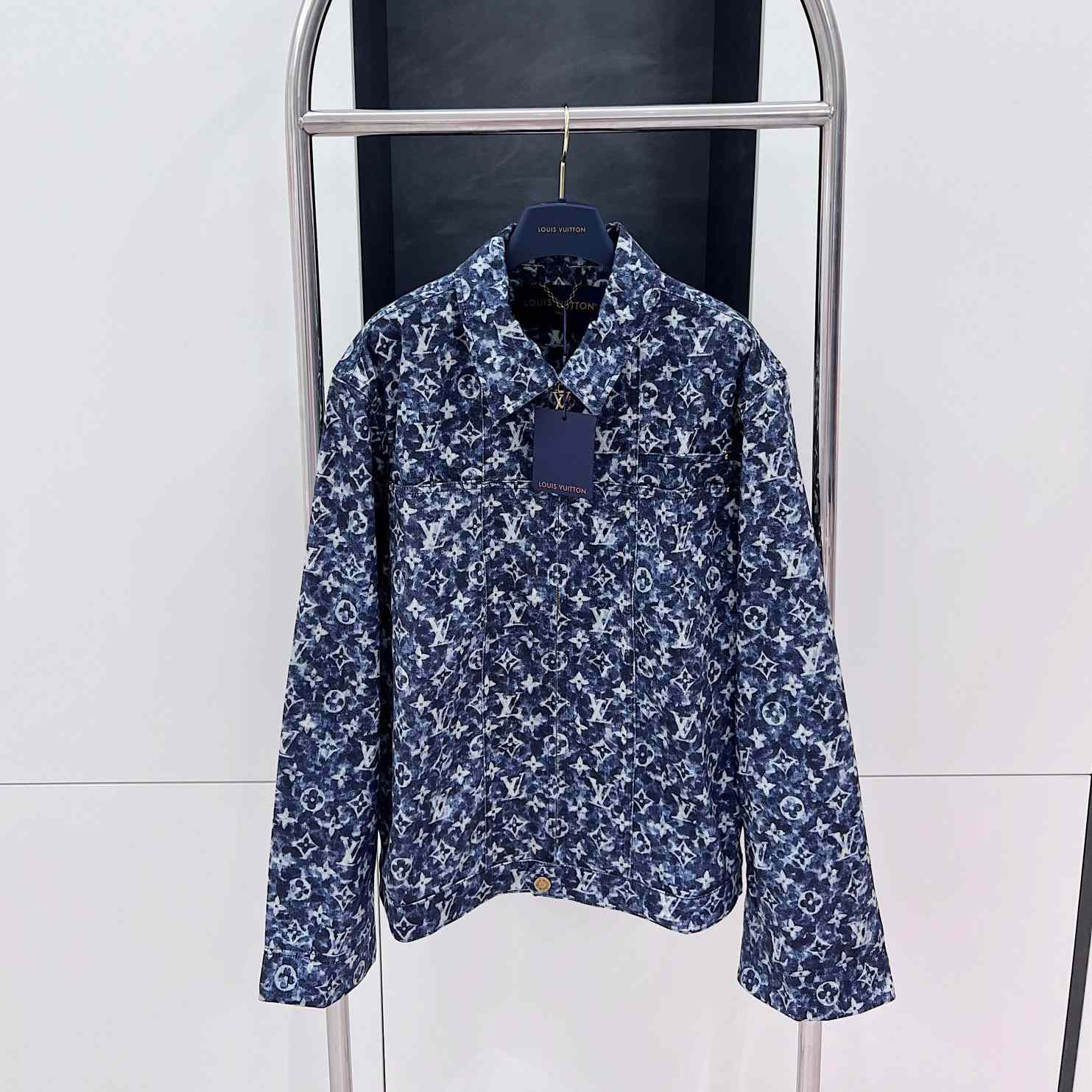 Louis Vuitton Monogram Printed Denim Jacket - everydesigner