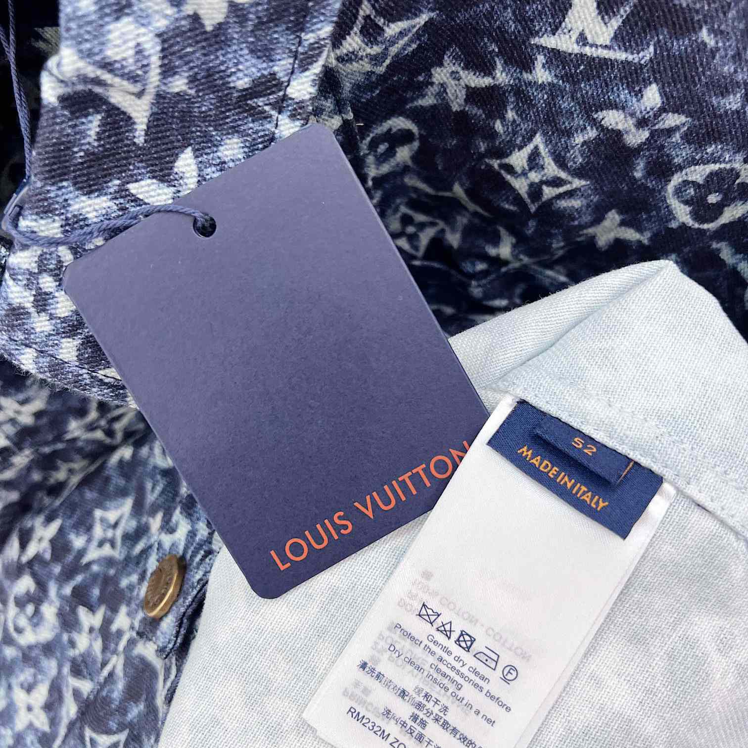 Louis Vuitton Monogram Printed Denim Jacket - everydesigner