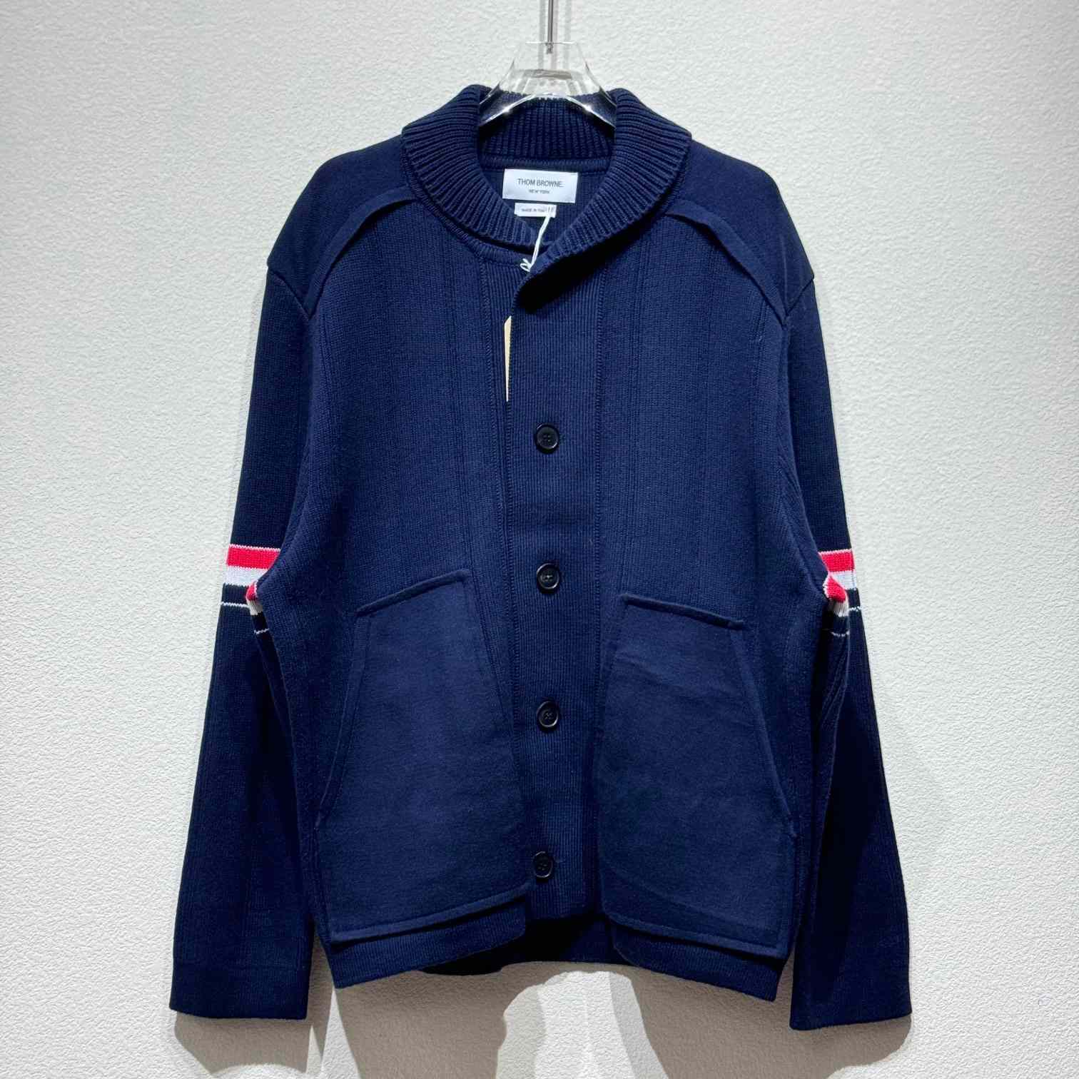 Thom Browne Single-breasted Button-fastening Coat - everydesigner