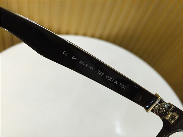 Chrome Hearts See You In Tea Eyeglasses In Black - everydesigner