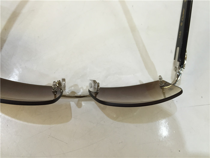 Cartier 3524012 Black Cattle Horn Eyeglasses In Silver - everydesigner