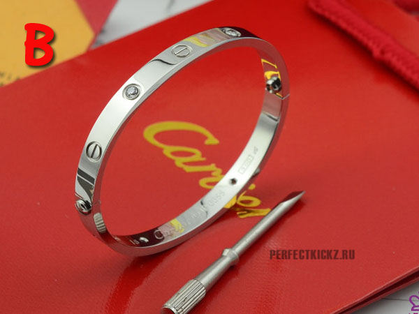 Cartier Classic Love Silver Bracelet With Diamonds - everydesigner