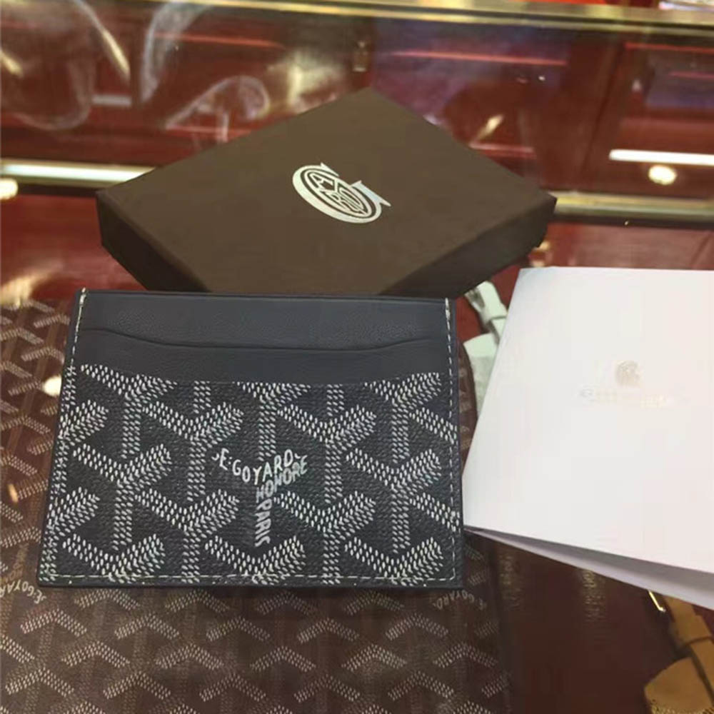 Goyard Card Holder Black - everydesigner