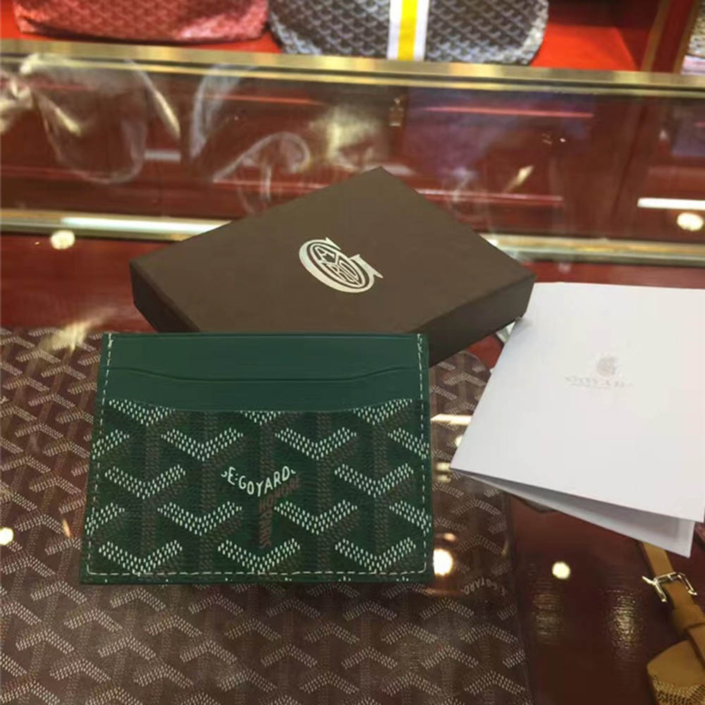 Goyard Card Holder Green - everydesigner