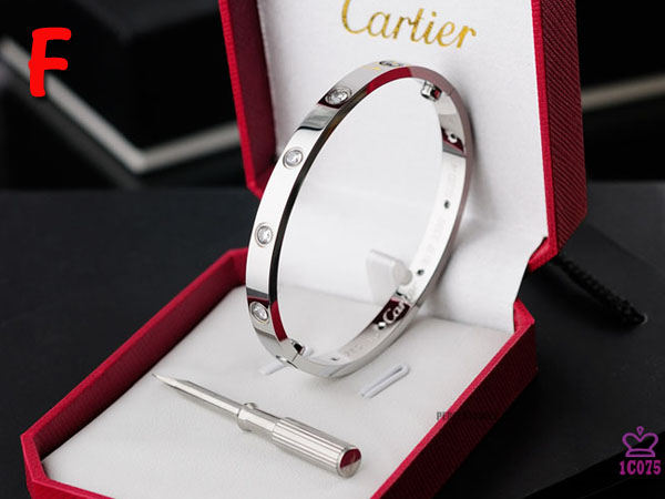 Cartier Love Bracelet With Silver Stones - everydesigner